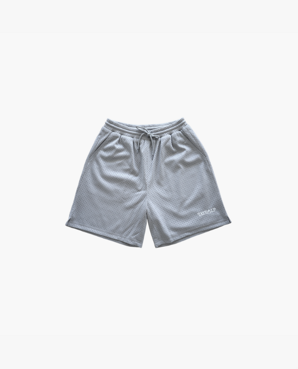Grey mesh deals shorts