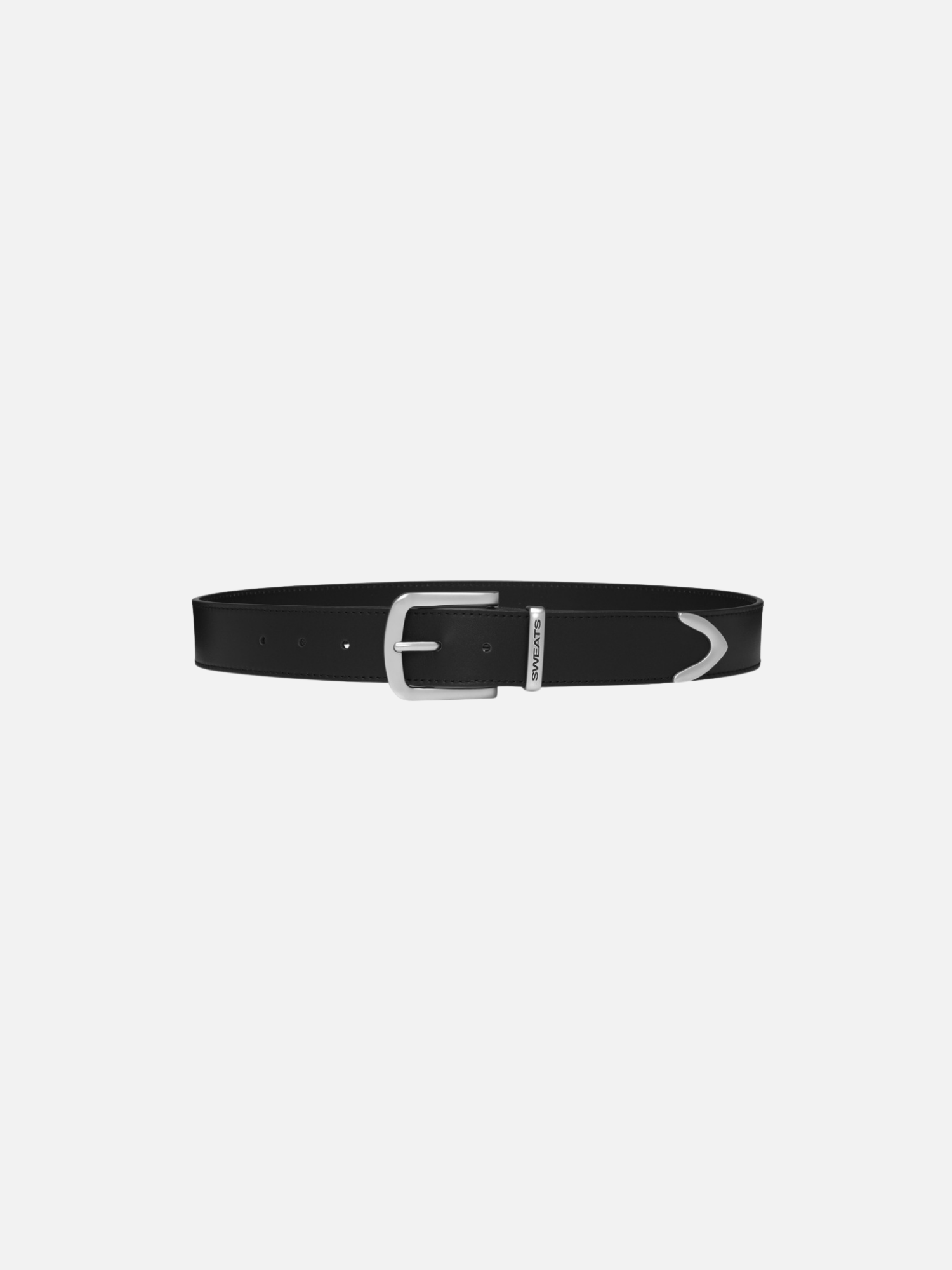 LEATHER BELT - BLACK