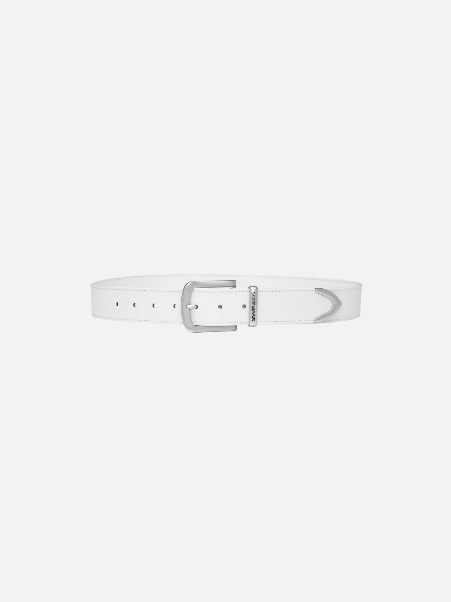LEATHER BELT - WHITE