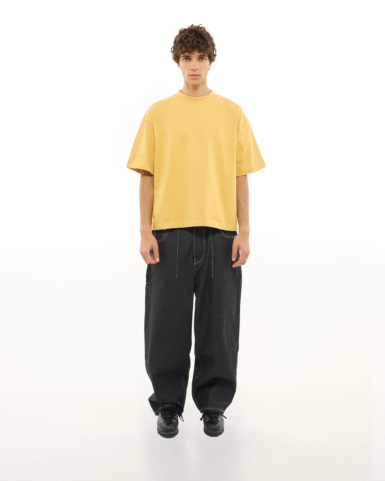 SIGNATURE BLANK T-SHIRT - YELLOW