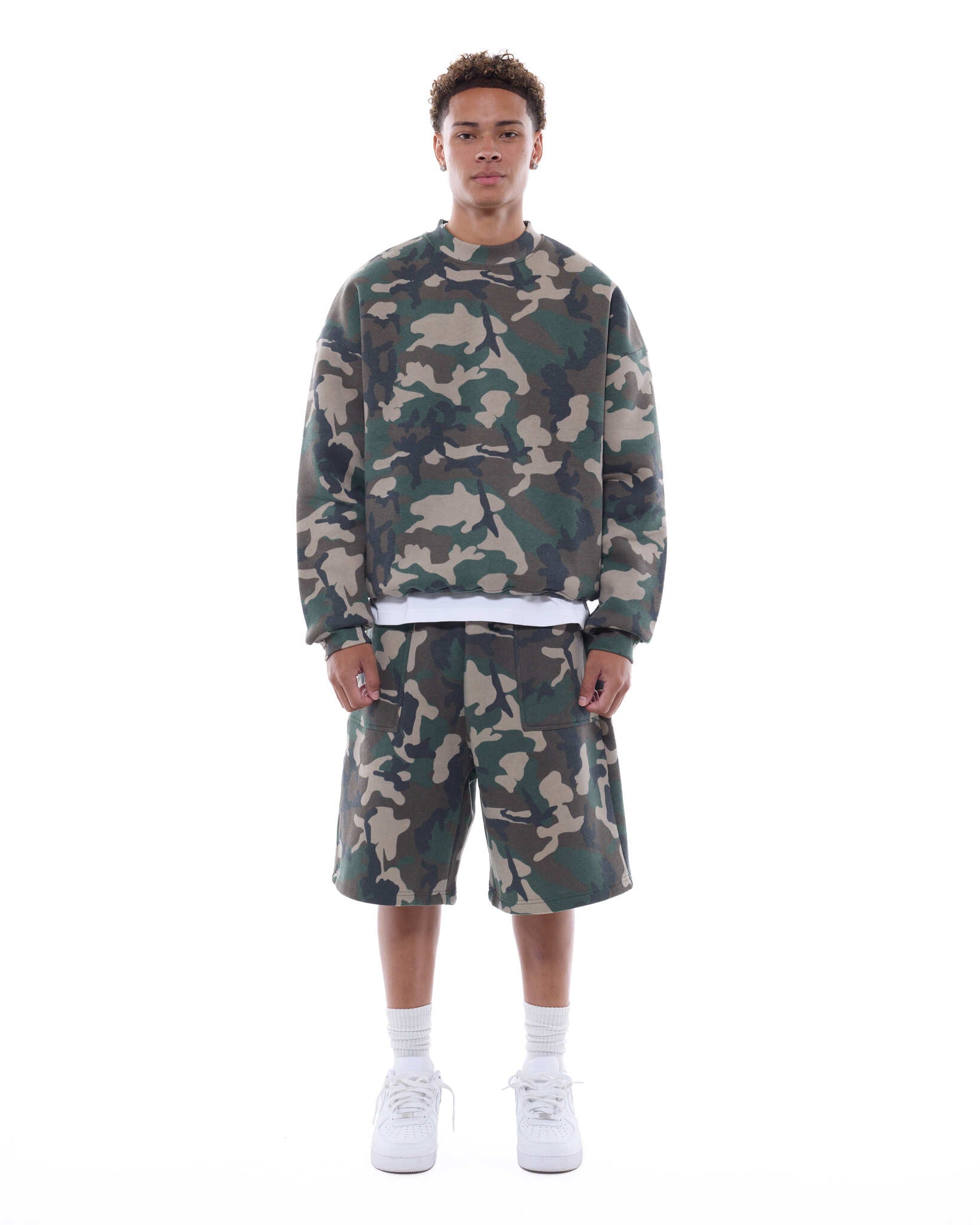 COZY SHORTS - CAMO