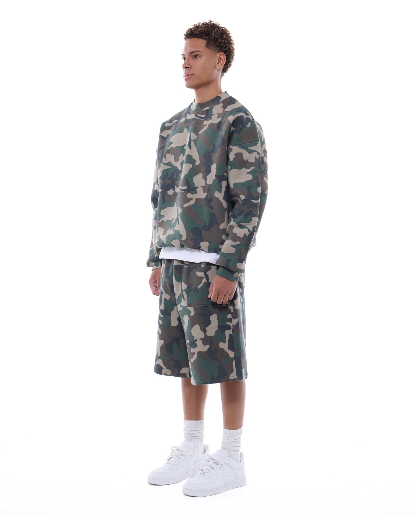 COZY SHORTS - CAMO