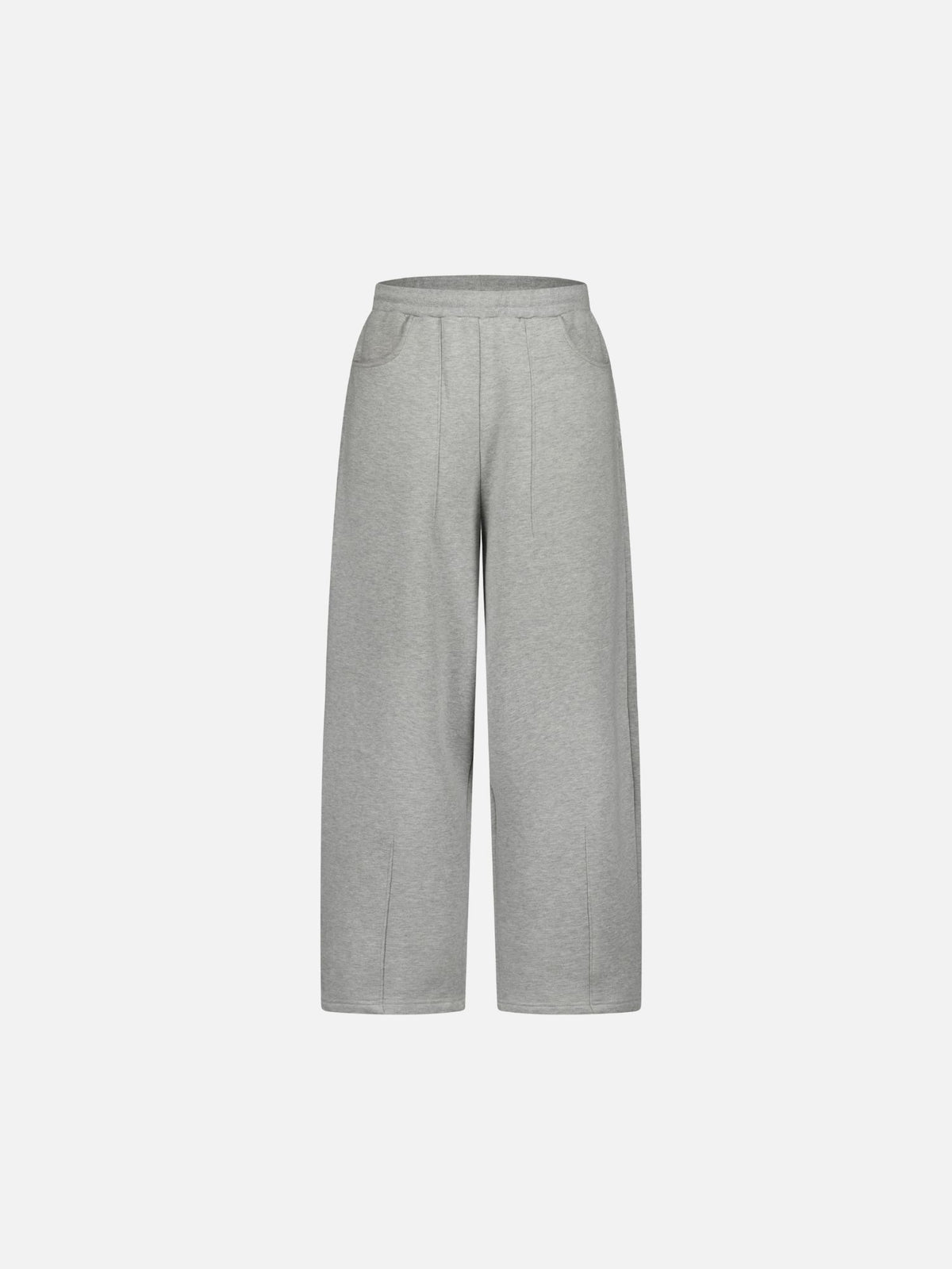 COZY STRAIGHT LEG SWEATS - GREY