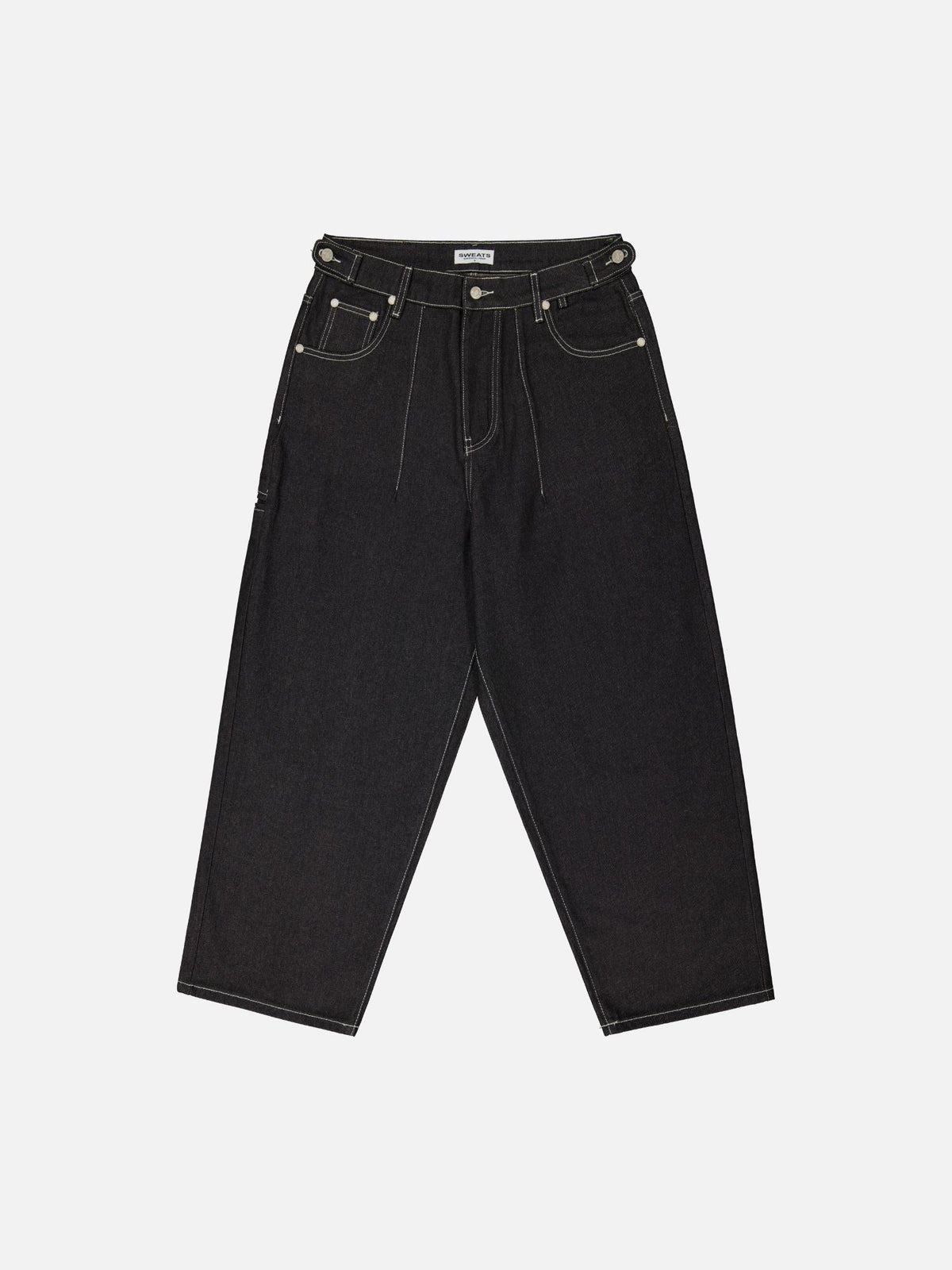 Black Denim Baggy Jeans | Sweats Collective