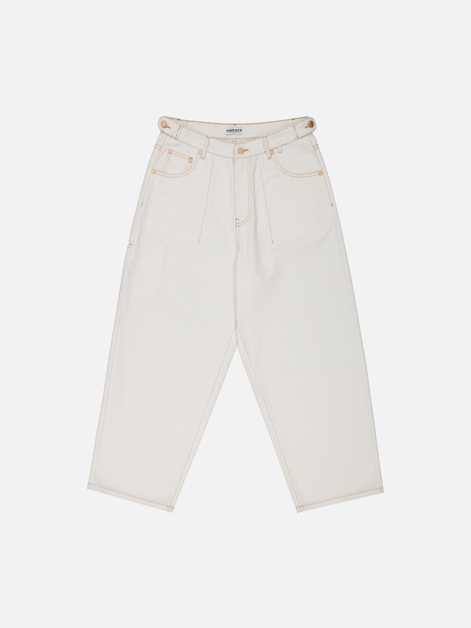 パンツ SURT WHITE MANISH BAGGY DENIM DENIM BAGGY JEANS - WHITE