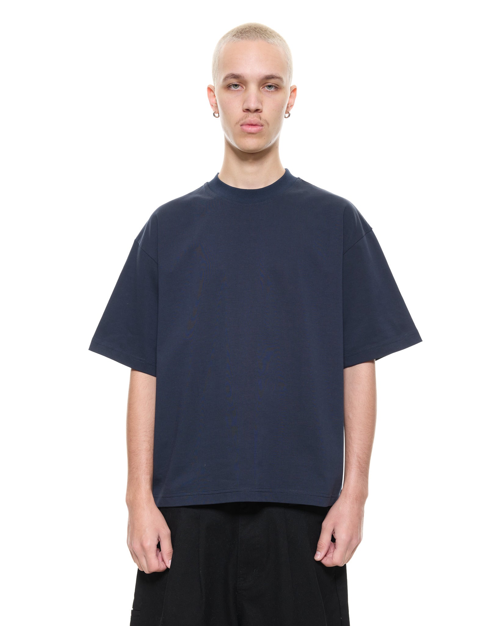 SIGNATURE BLANK T-SHIRT - NAVY