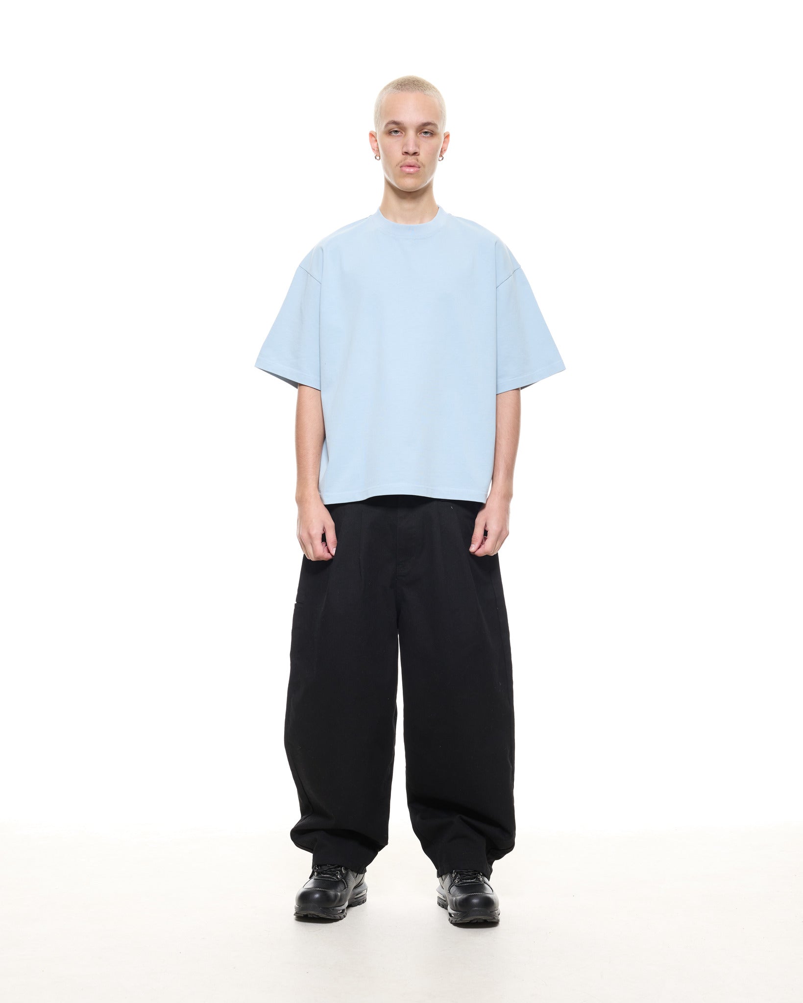 SIGNATURE BLANK T-SHIRT - GLACIER