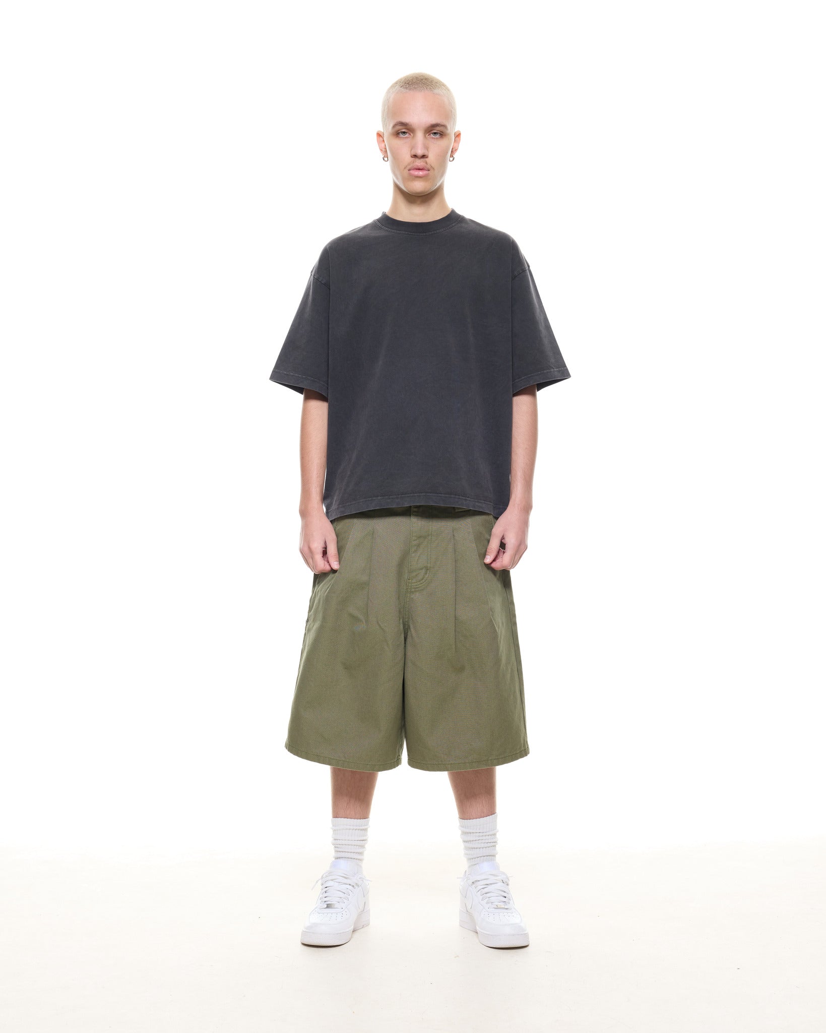WORKWEAR SHORTS - OLIVE