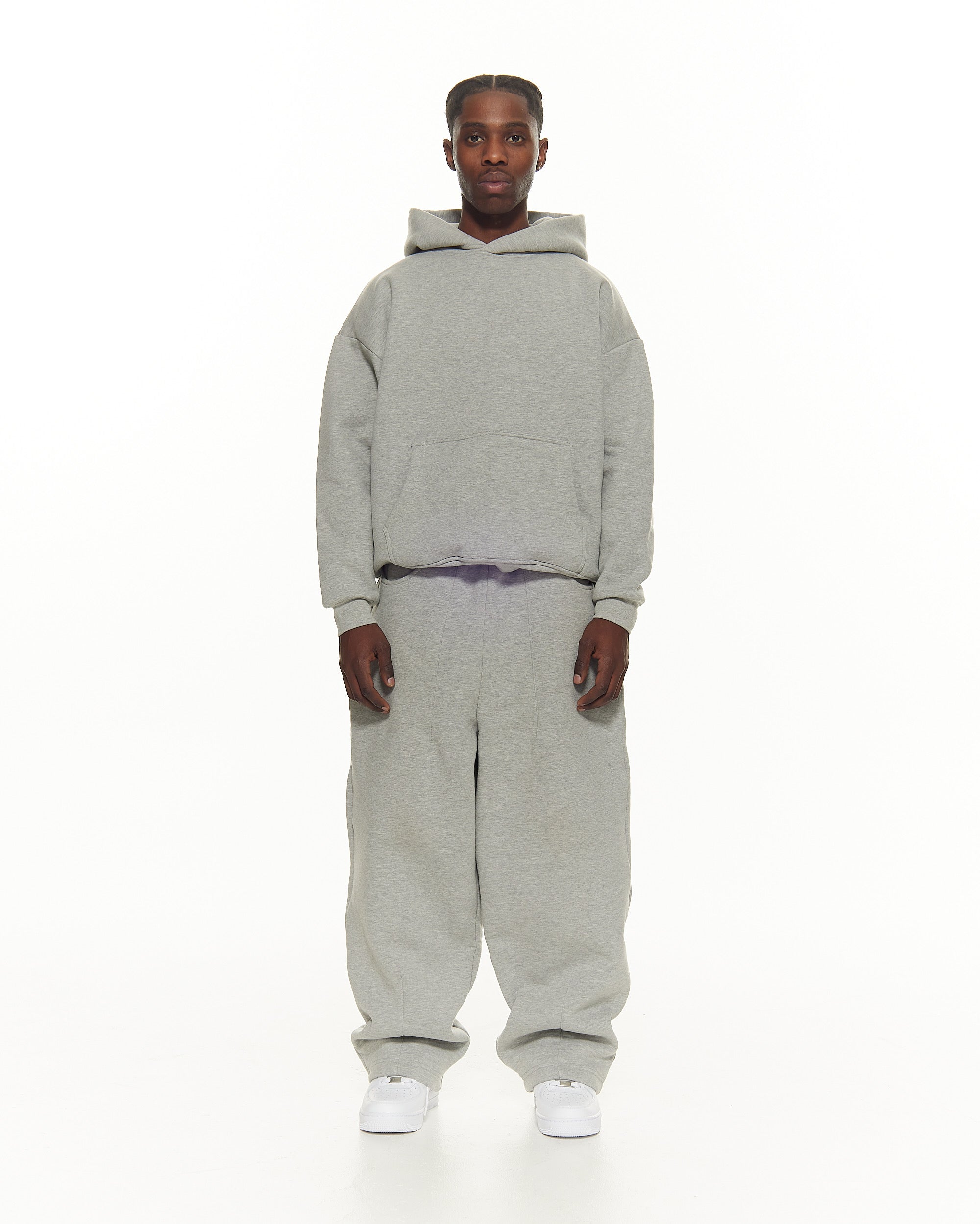 COZY STRAIGHT LEG SWEATS - GREY
