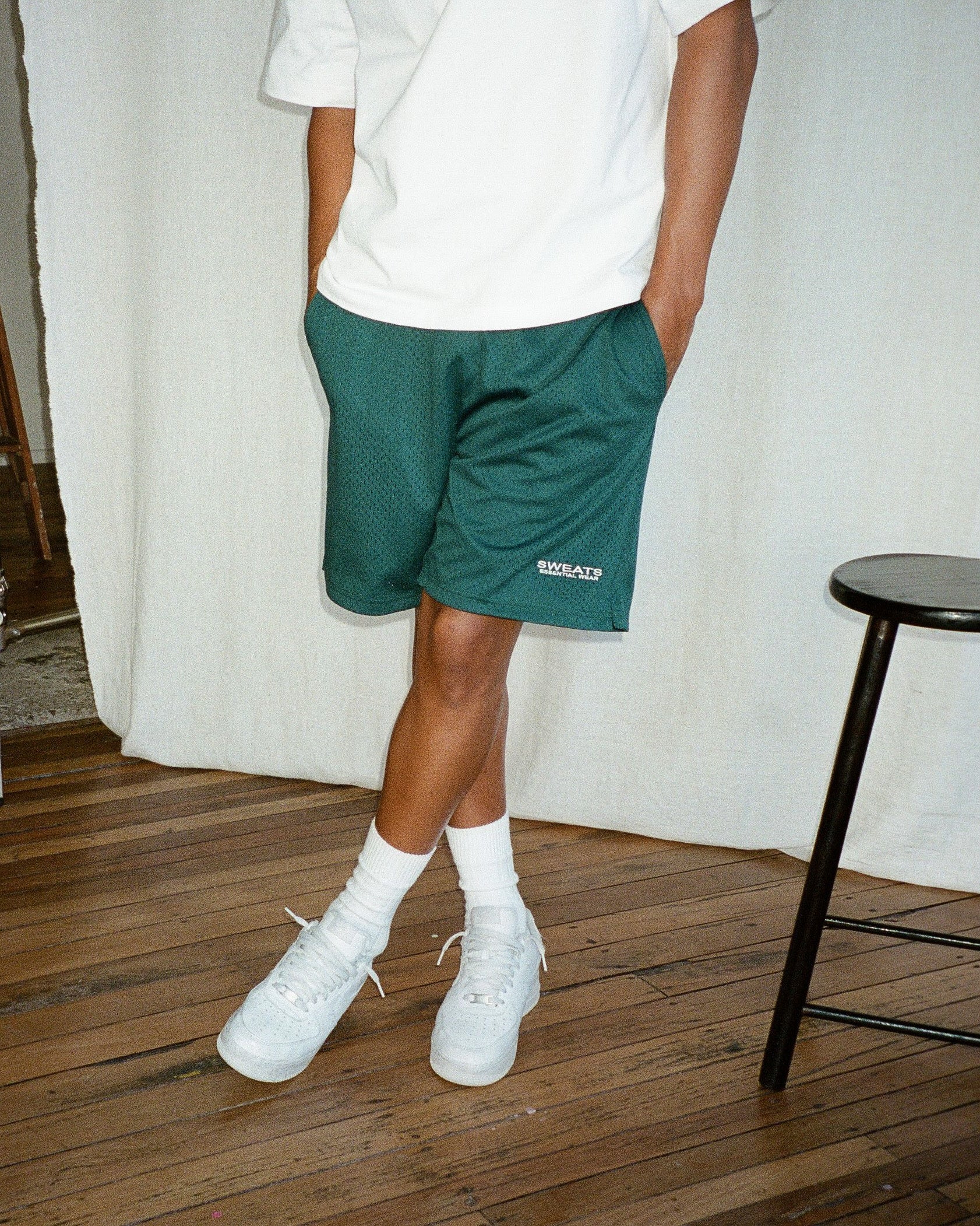MESH SHORTS - GREEN