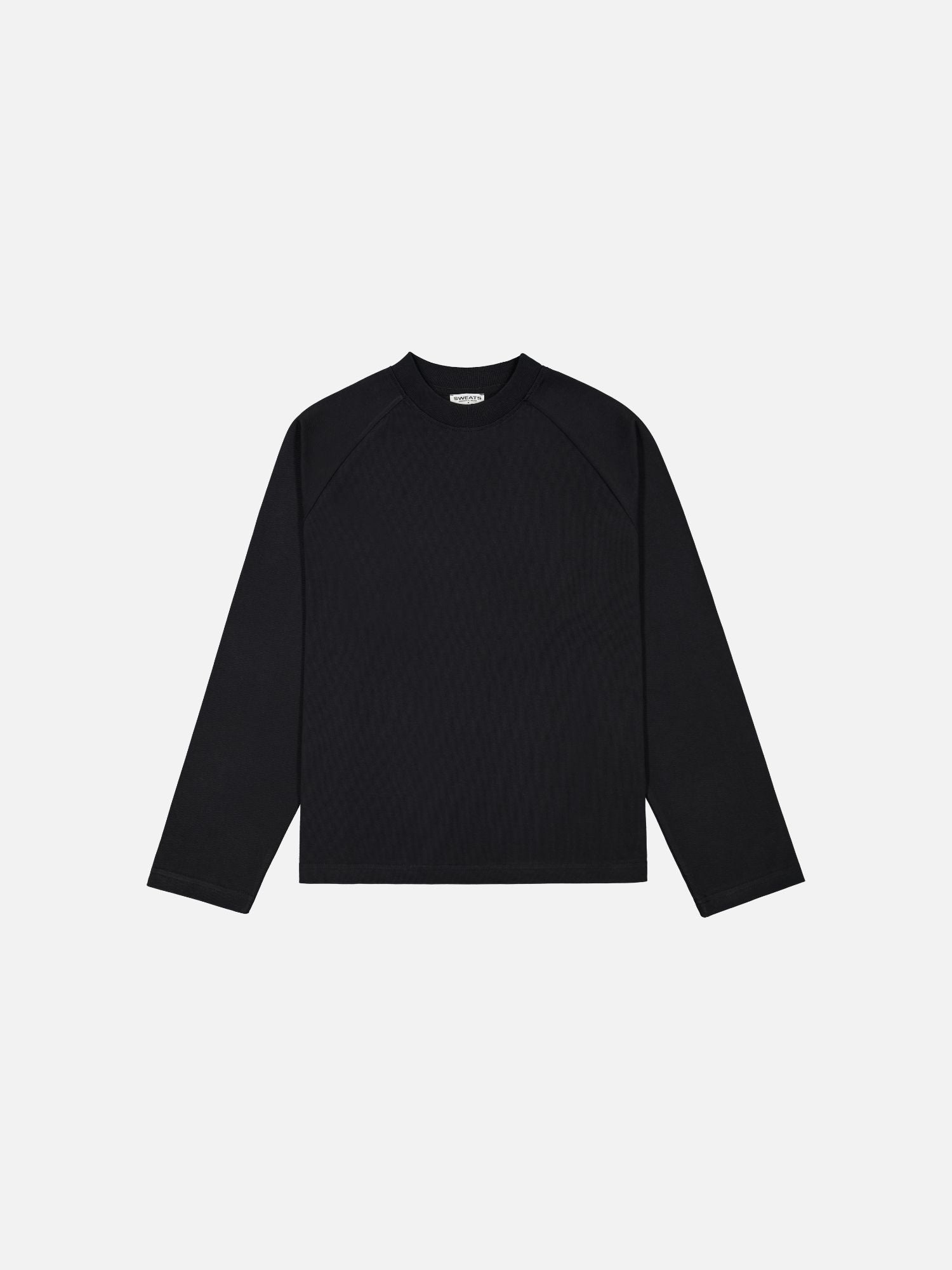 トップス sweats collective long sleeve t shirt Long Sleeve Black T-Shirt | Sweats Collective