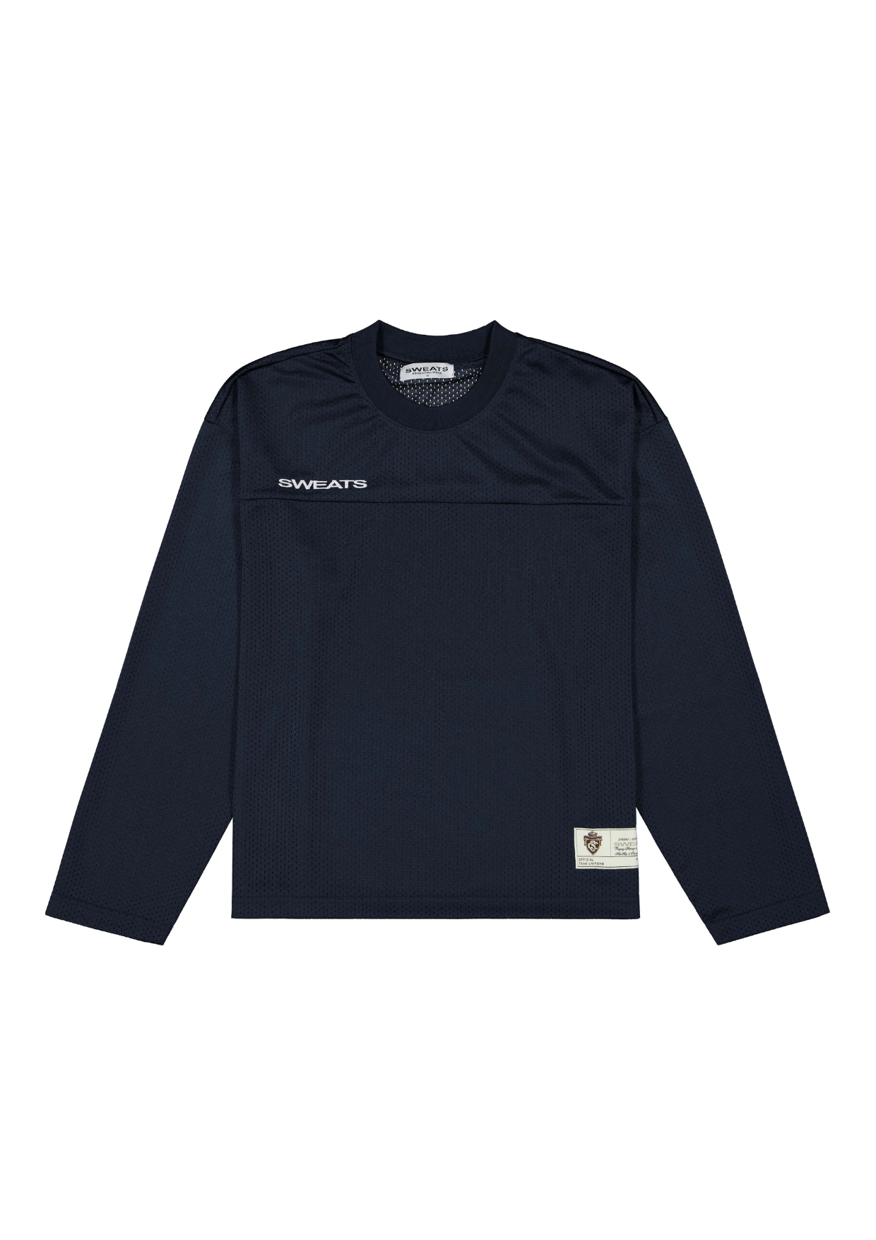 トップス SWEATS COLLECTIVE MESH LS T-SHIRT - NAVY