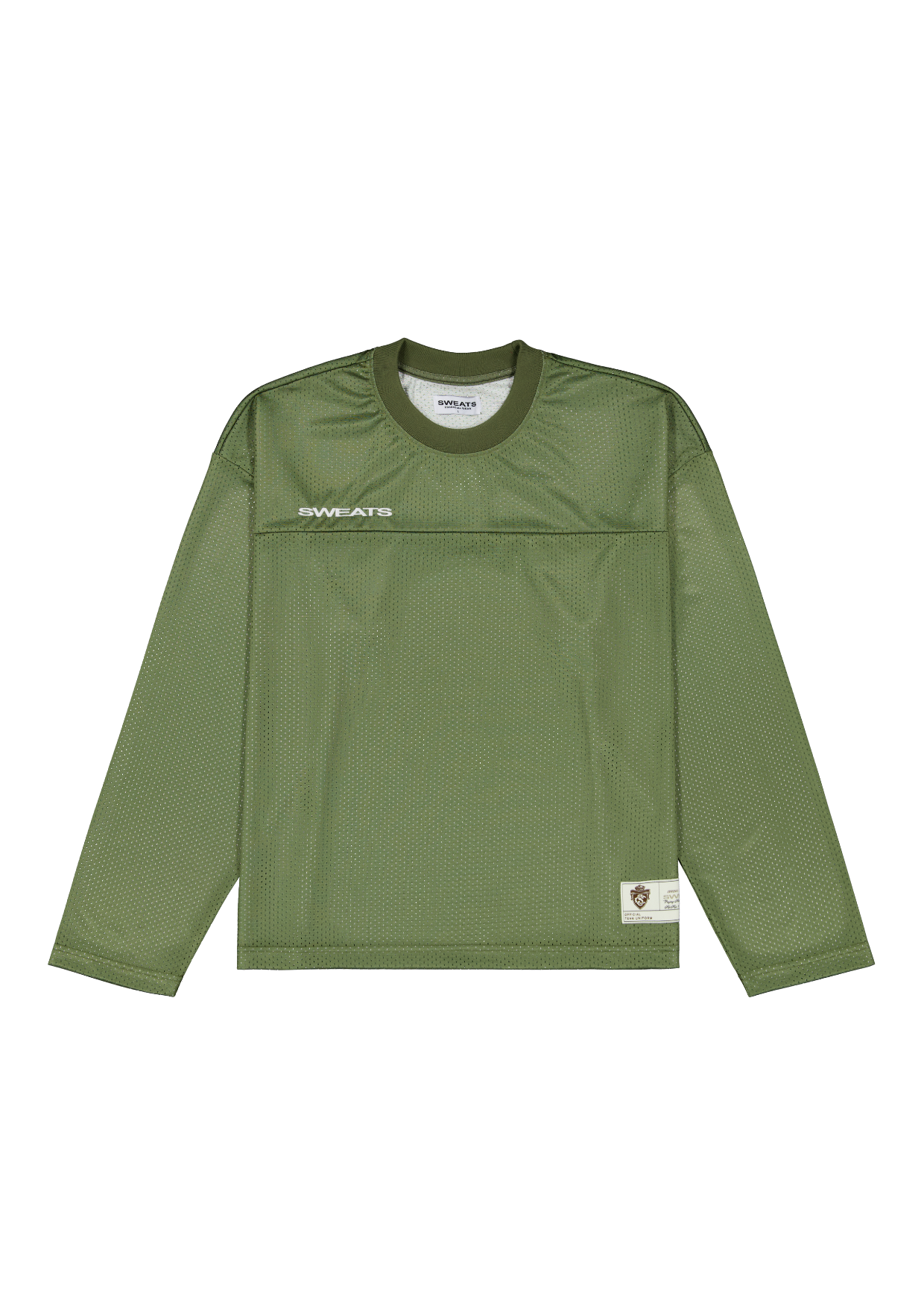 MESH LS T-SHIRT - SAGE