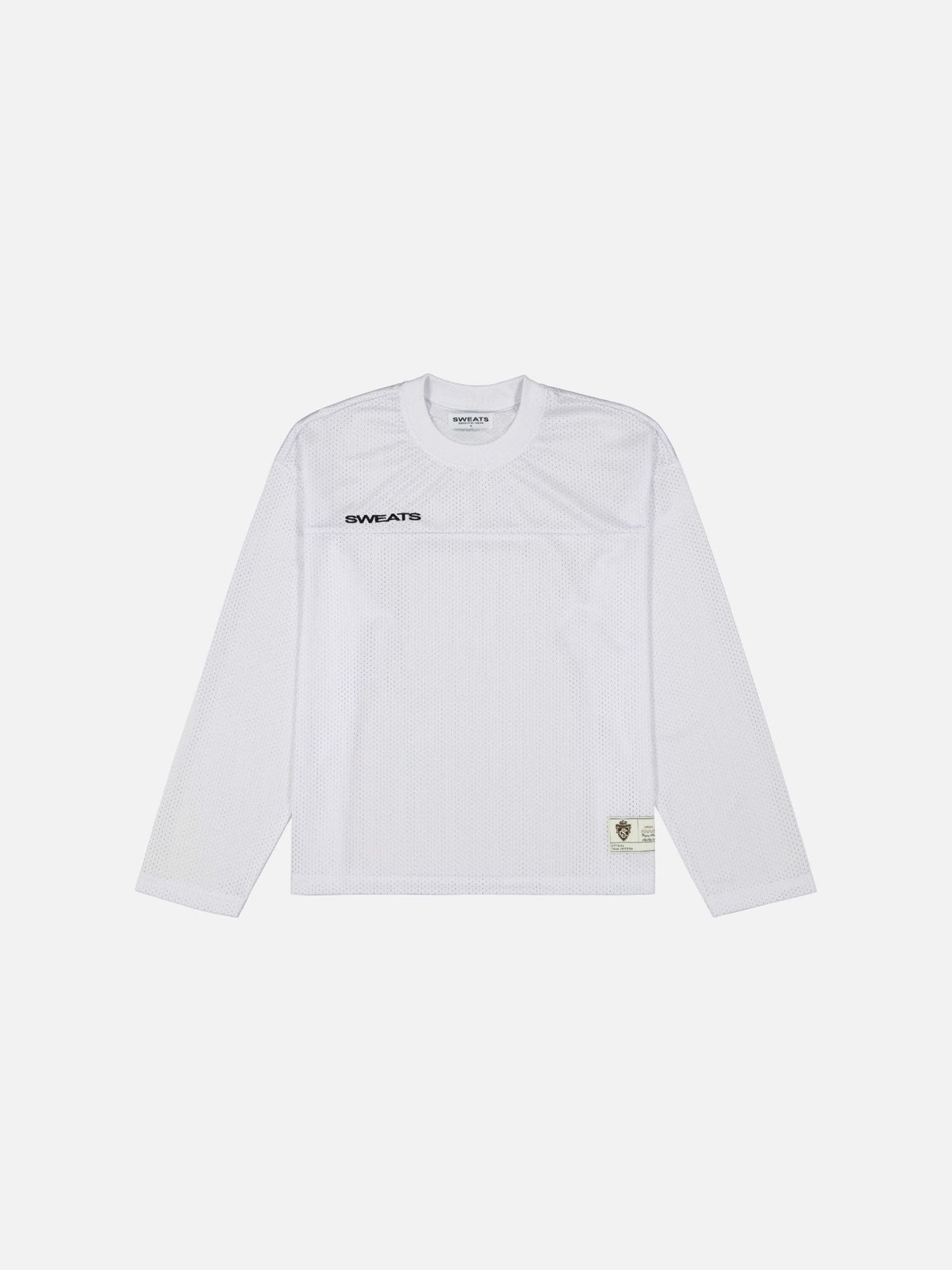 MESH LS T-SHIRT - WHITE