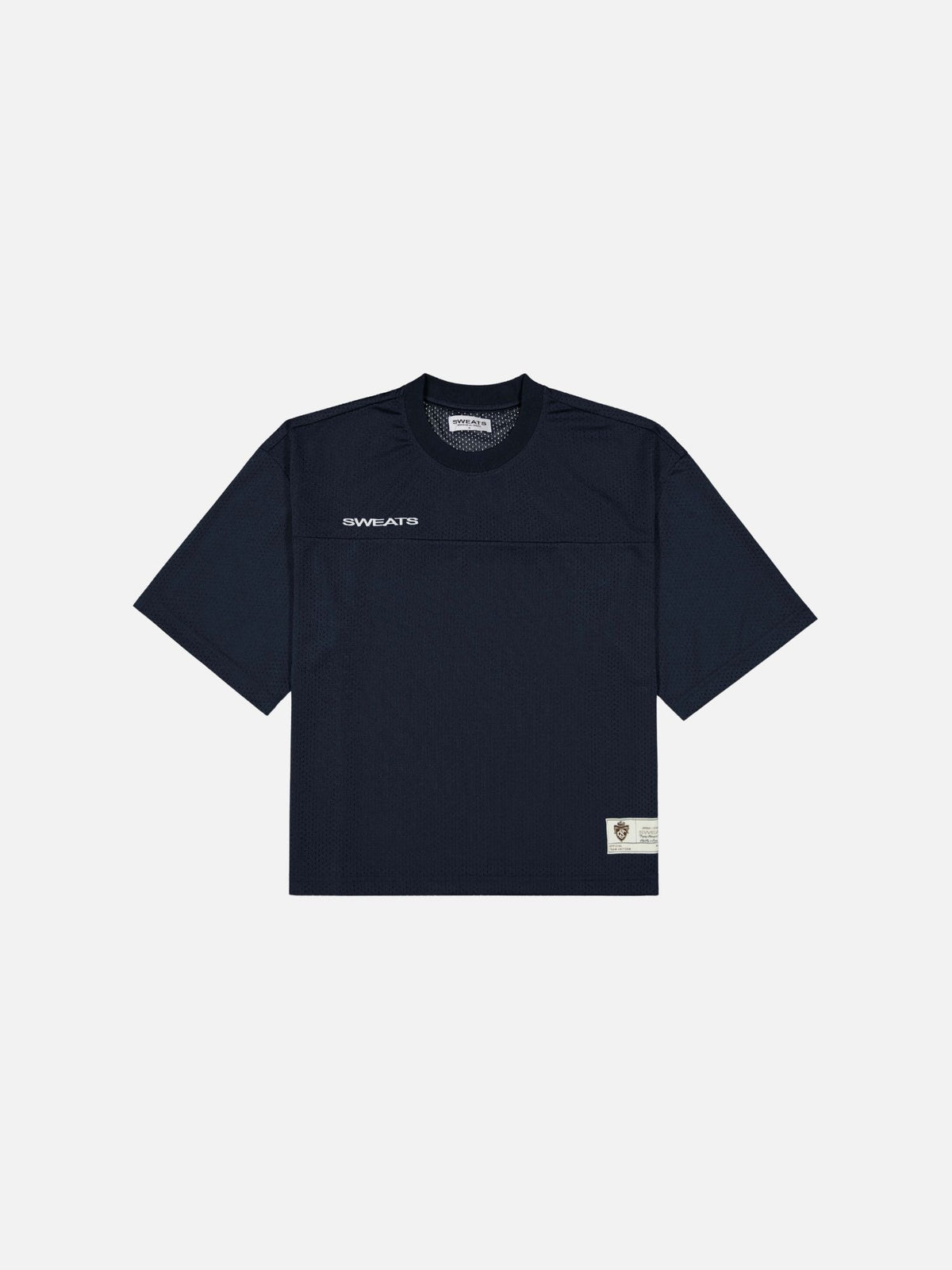 MOUNTAIN RESEARCH MESH SHIRT NAVY Mesh Tee ”A Wreathe”