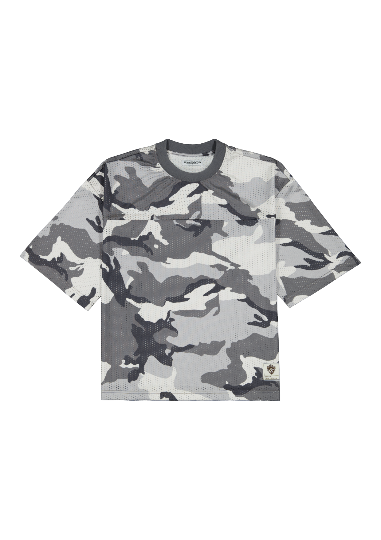 MESH SS T-SHIRT - SNOW CAMO