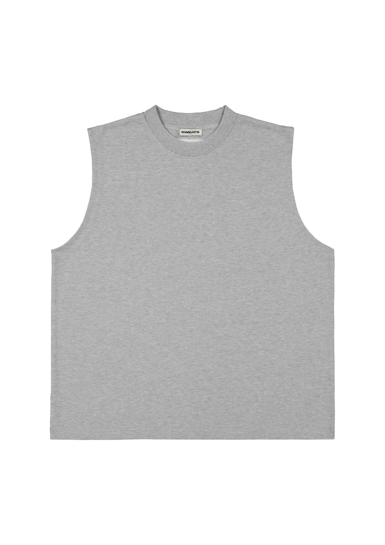 MUSCLE TEE - GREY MELANGE