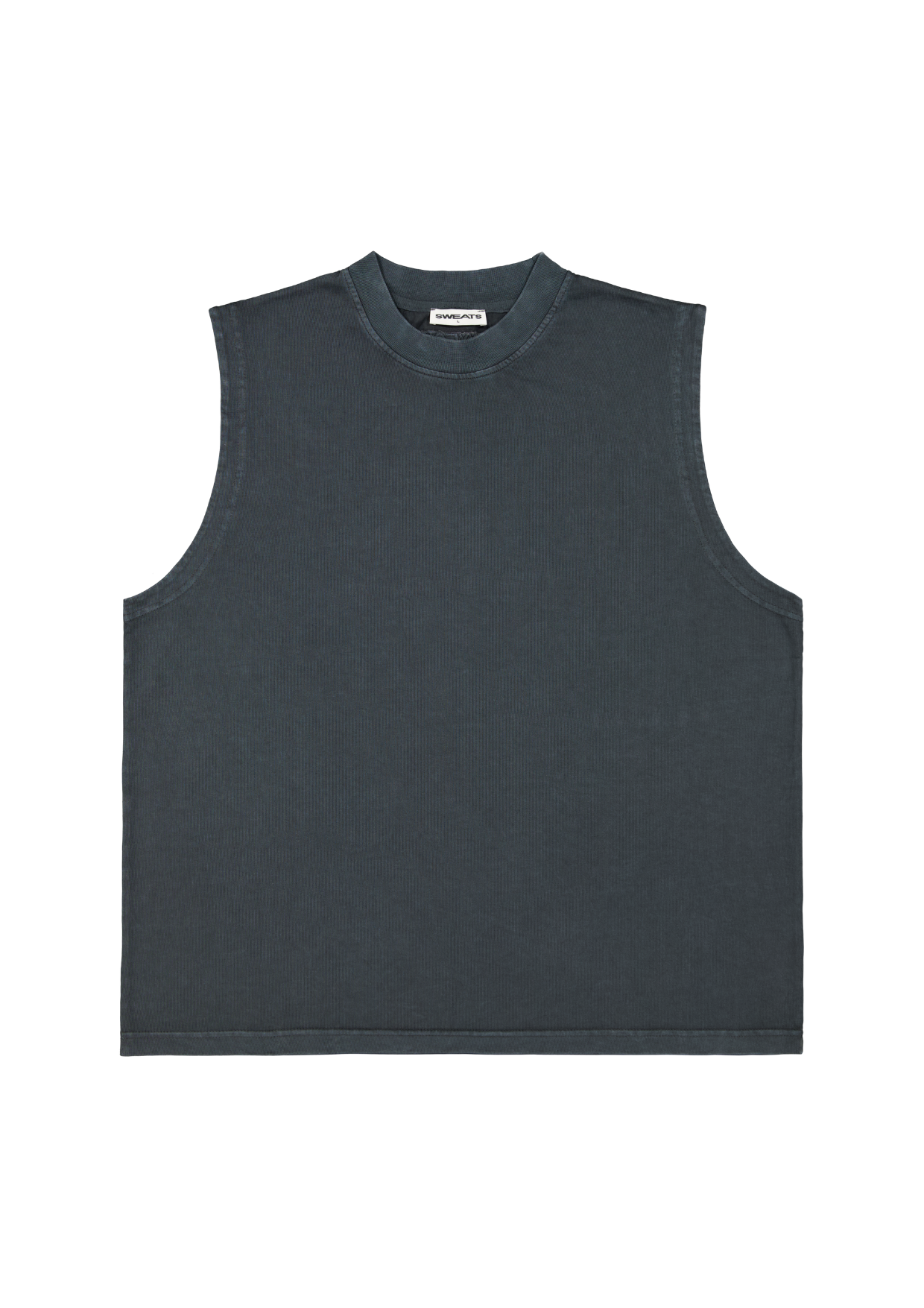 MUSCLE TEE - WASHED BLACK