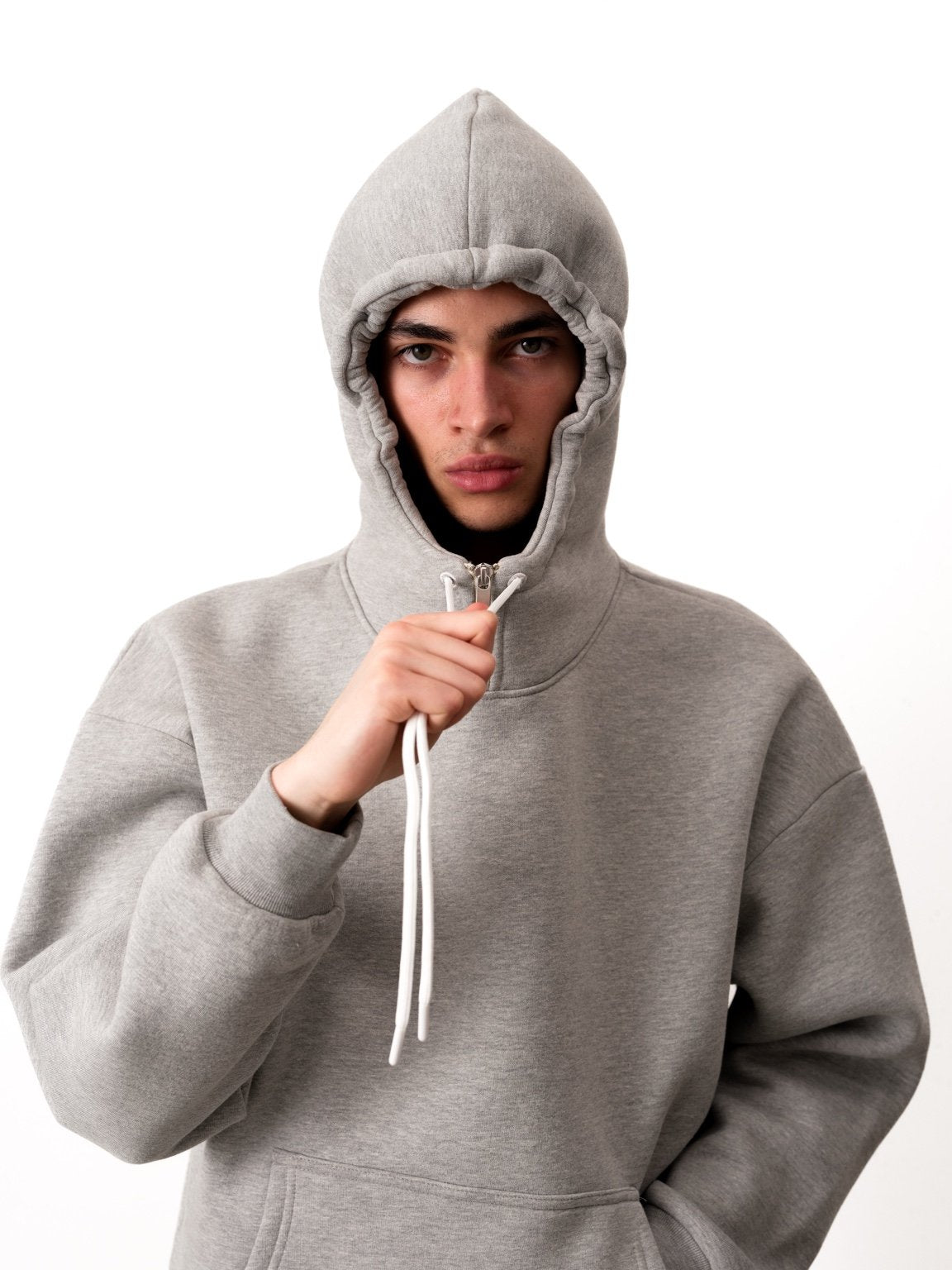 COZY TECH HOODIE - GREY