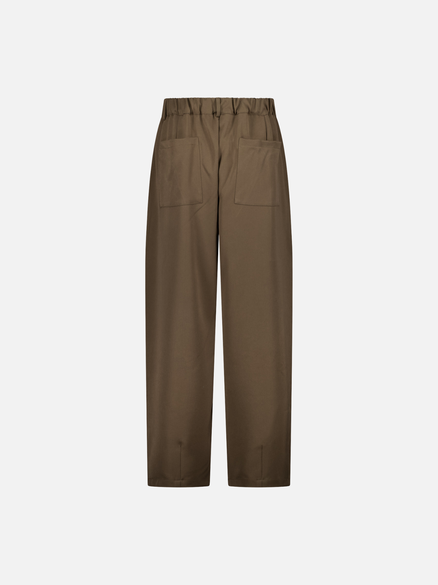 PLEATED PANT - BROWN