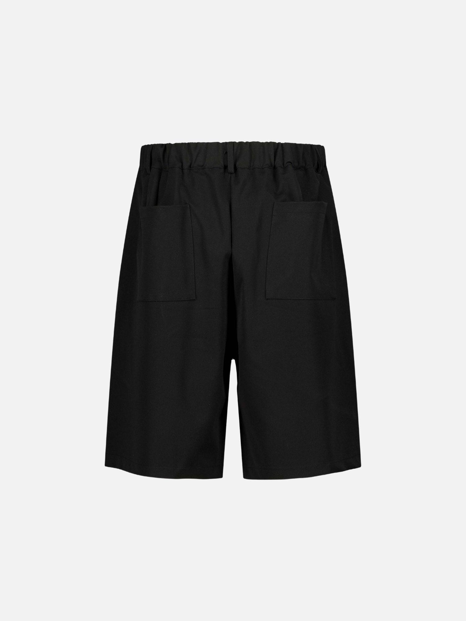 PLEATED SHORTS - BLACK