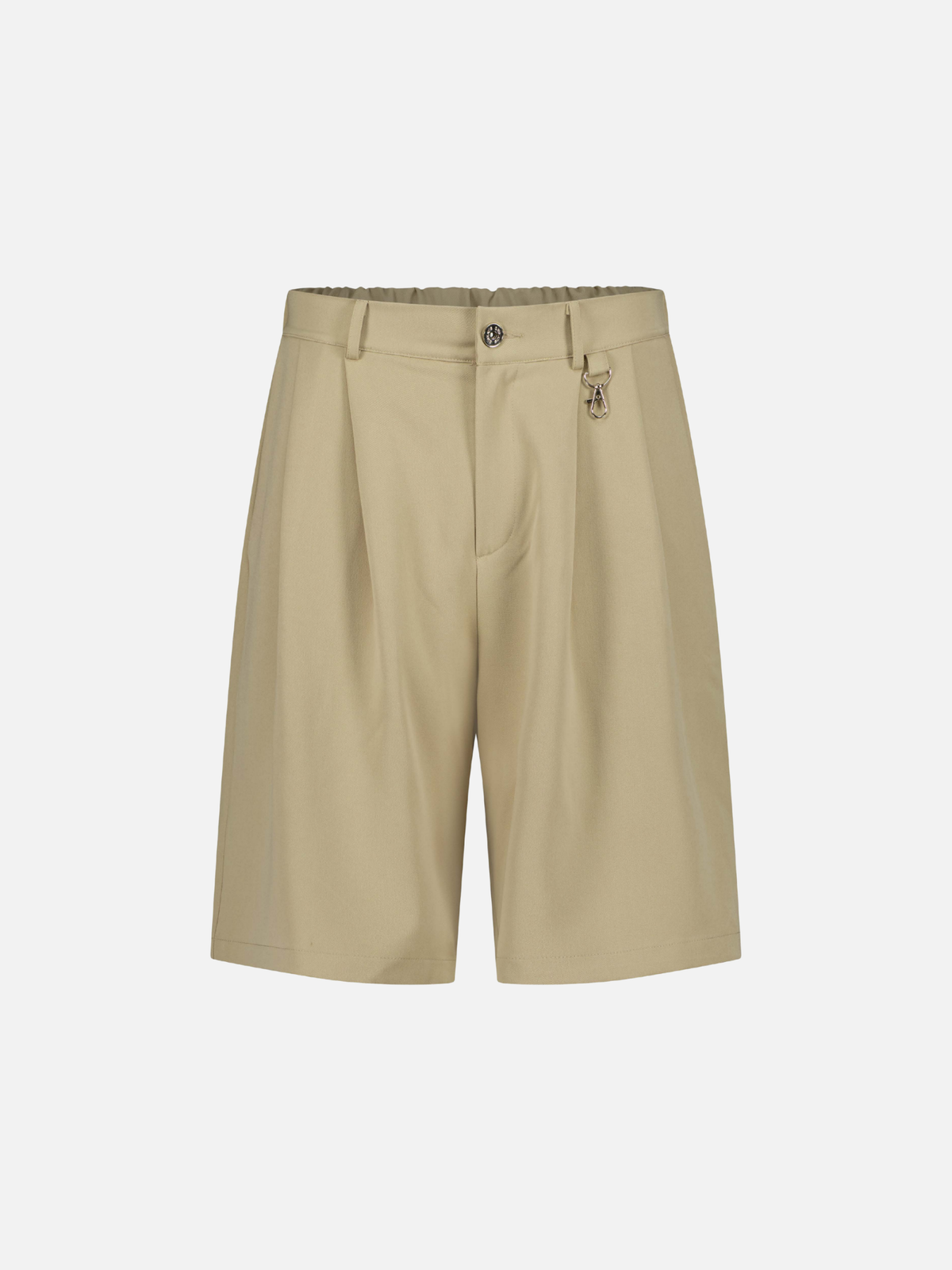PLEATED SHORTS - SAND