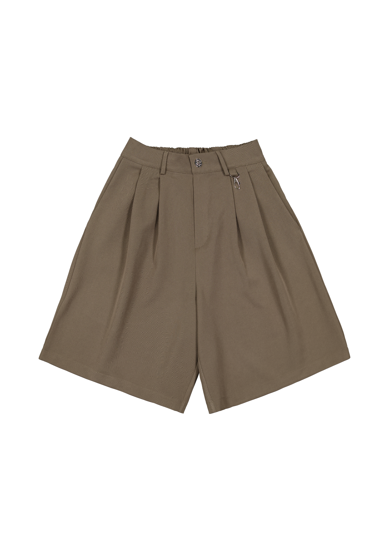 PLEATED SHORTS - BROWN PLEATED SHORTS - BROWN