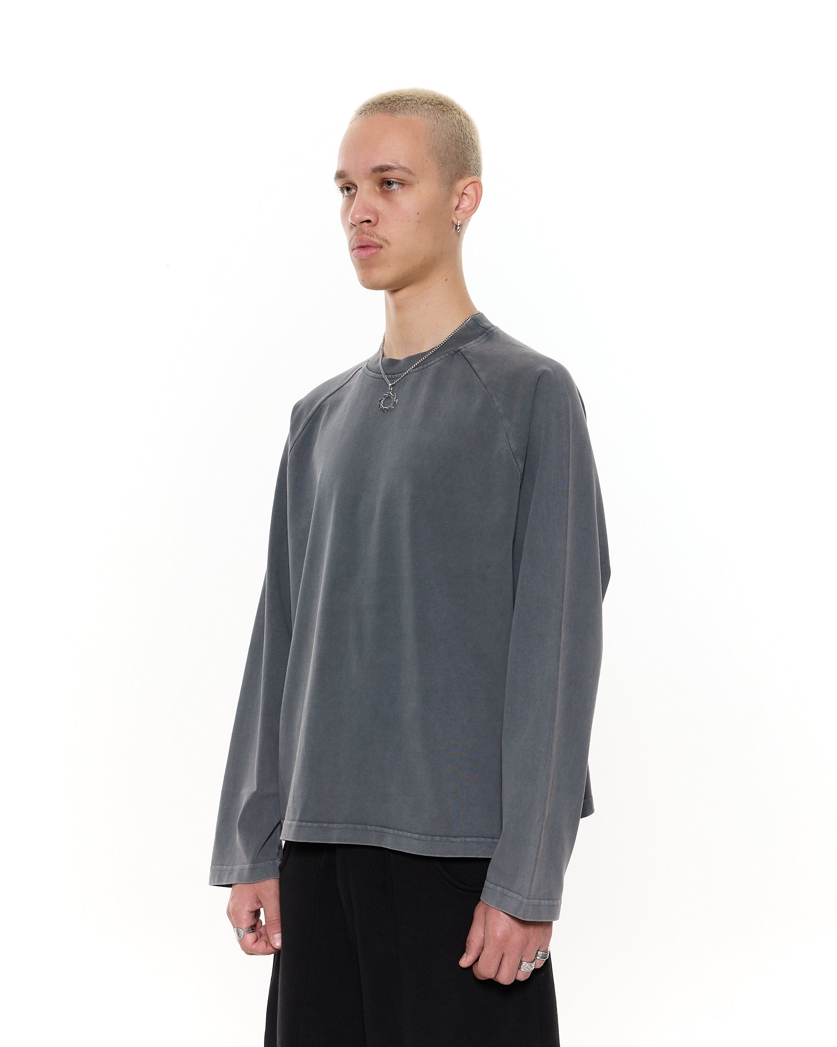 Long Sleeve T-Shirt - Washed Grey