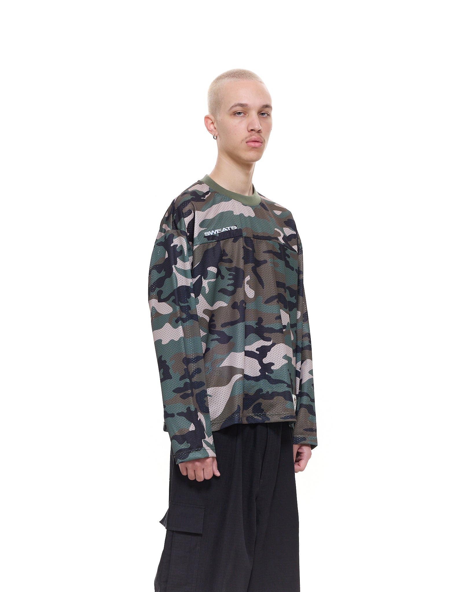 MESH LS T-SHIRT - CAMO