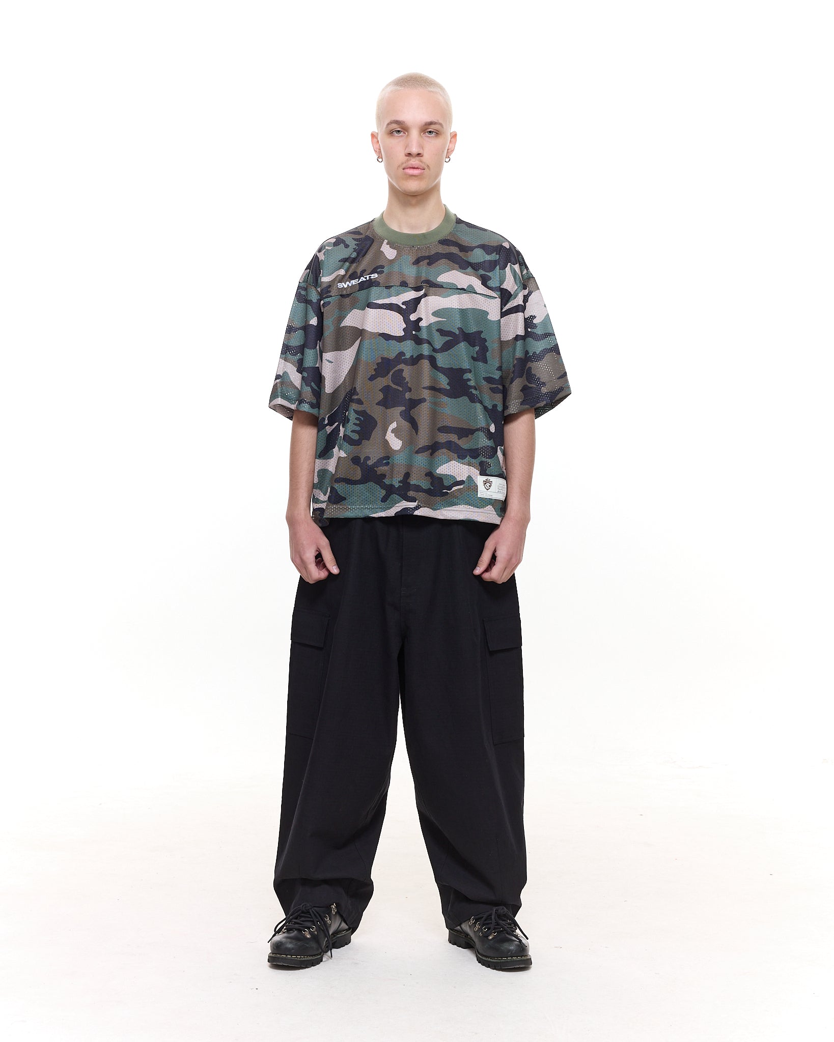 MESH SS T-SHIRT - CAMO