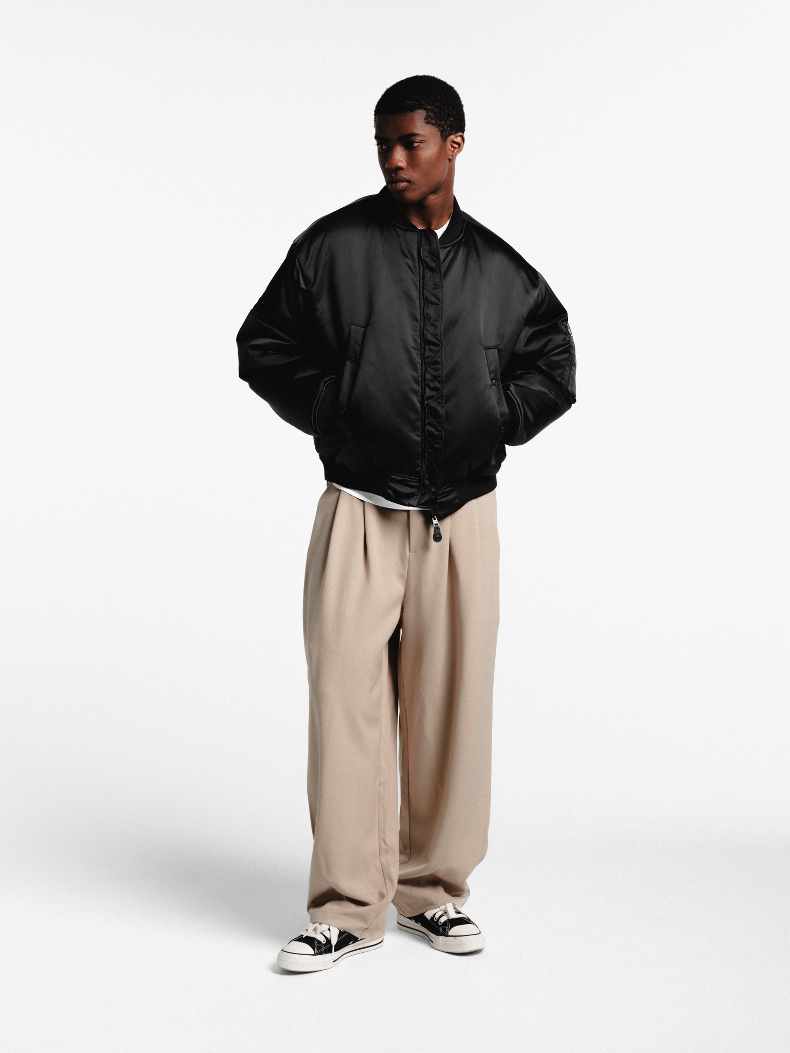 PLEATED PANT - SAND