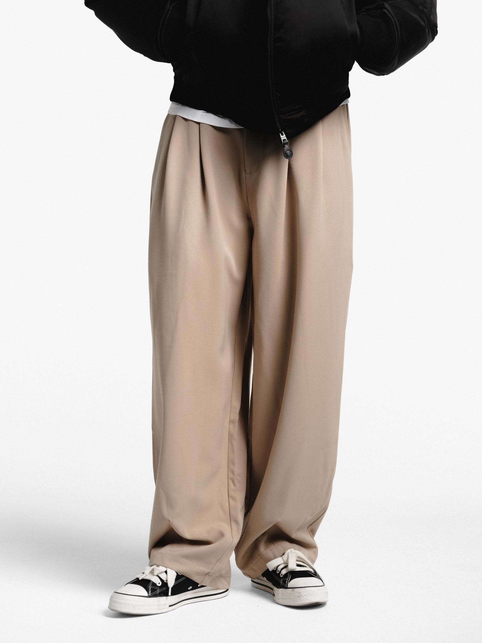 PLEATED PANT - SAND