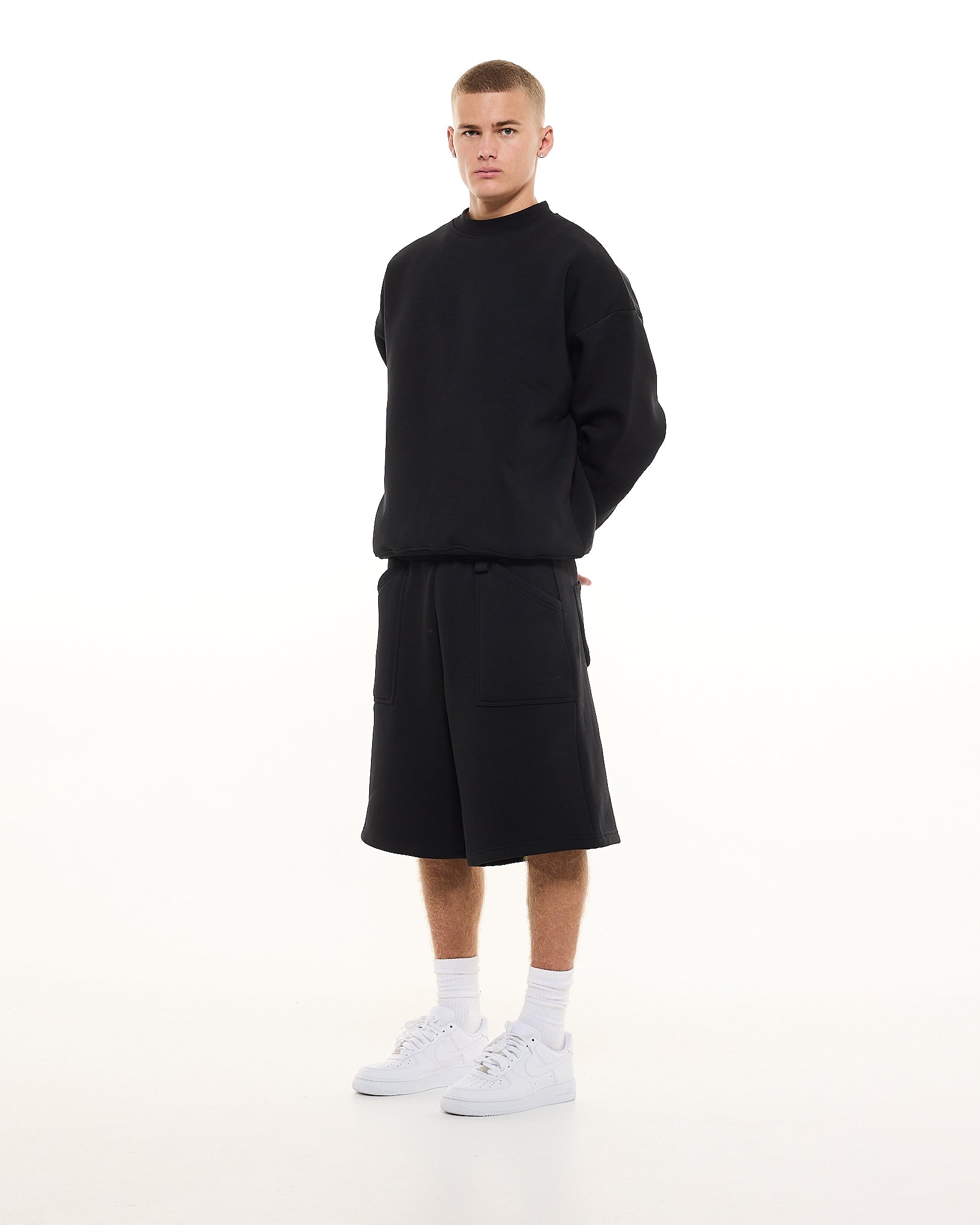 COZY SHORTS - BLACK