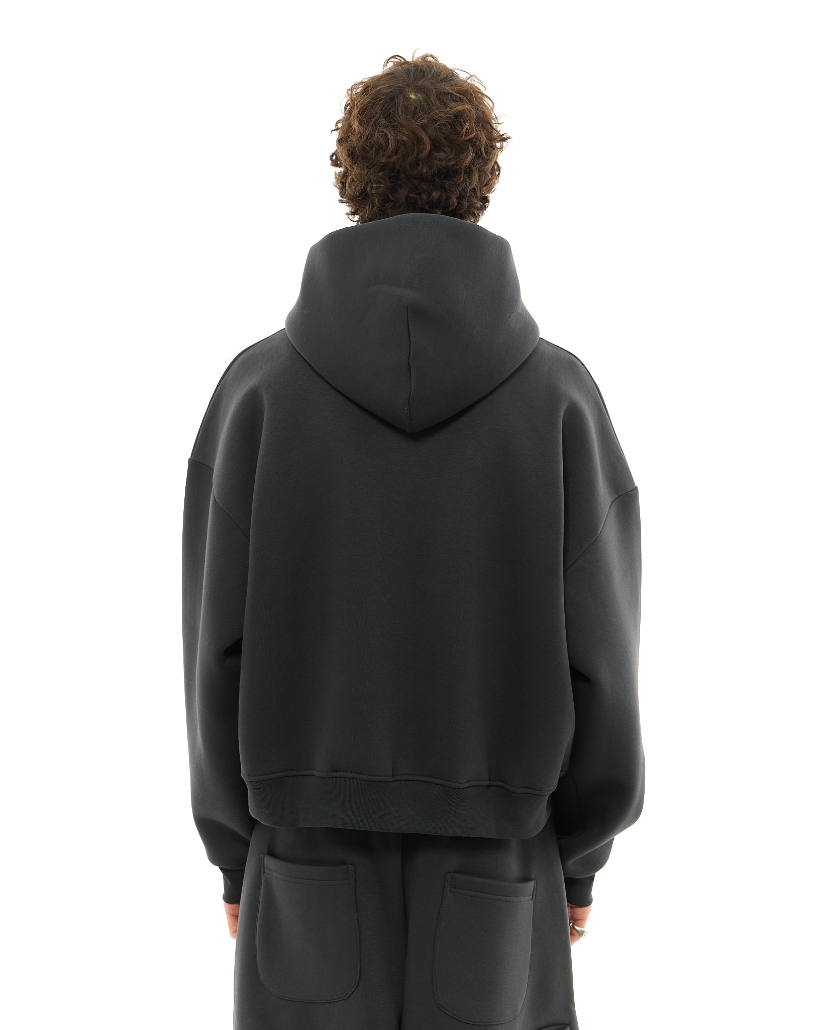 COZY ZIP UP - GRANITE