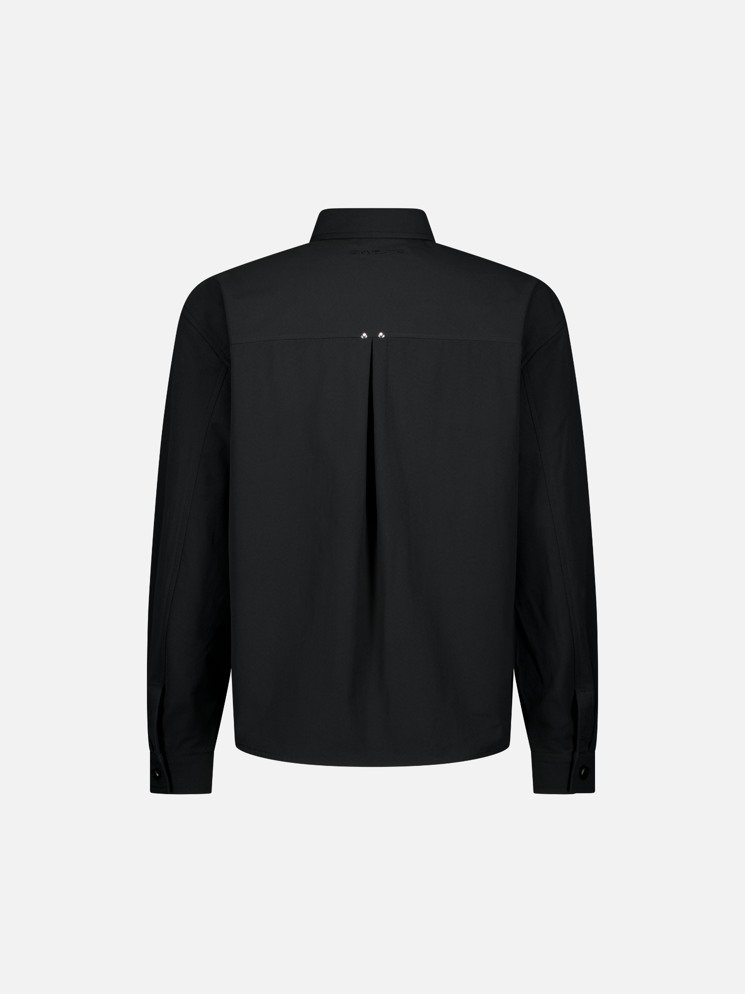 SIGNATURE BUTTON UP - BLACK