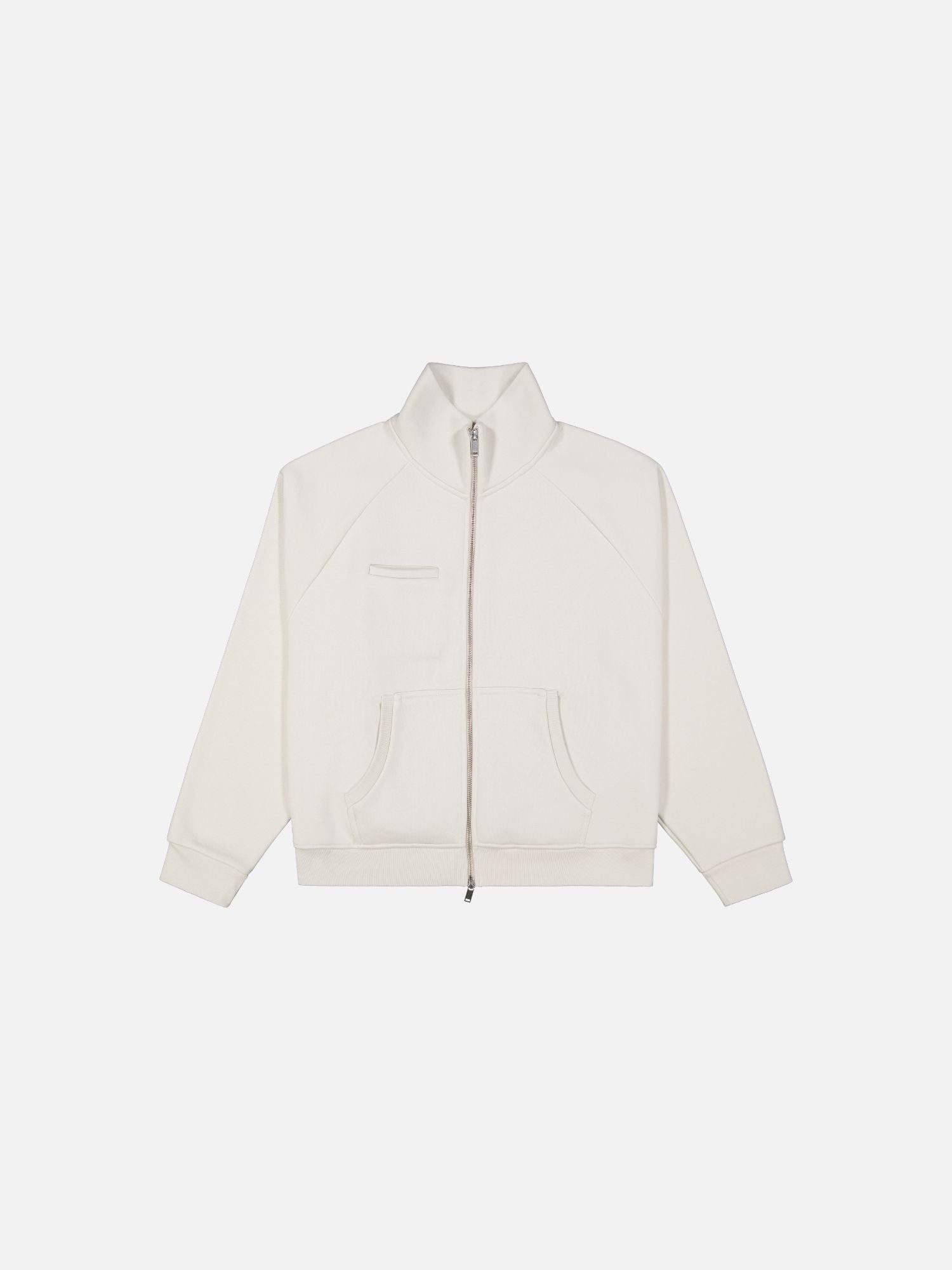 COZY TRACK JACKET - CHALK