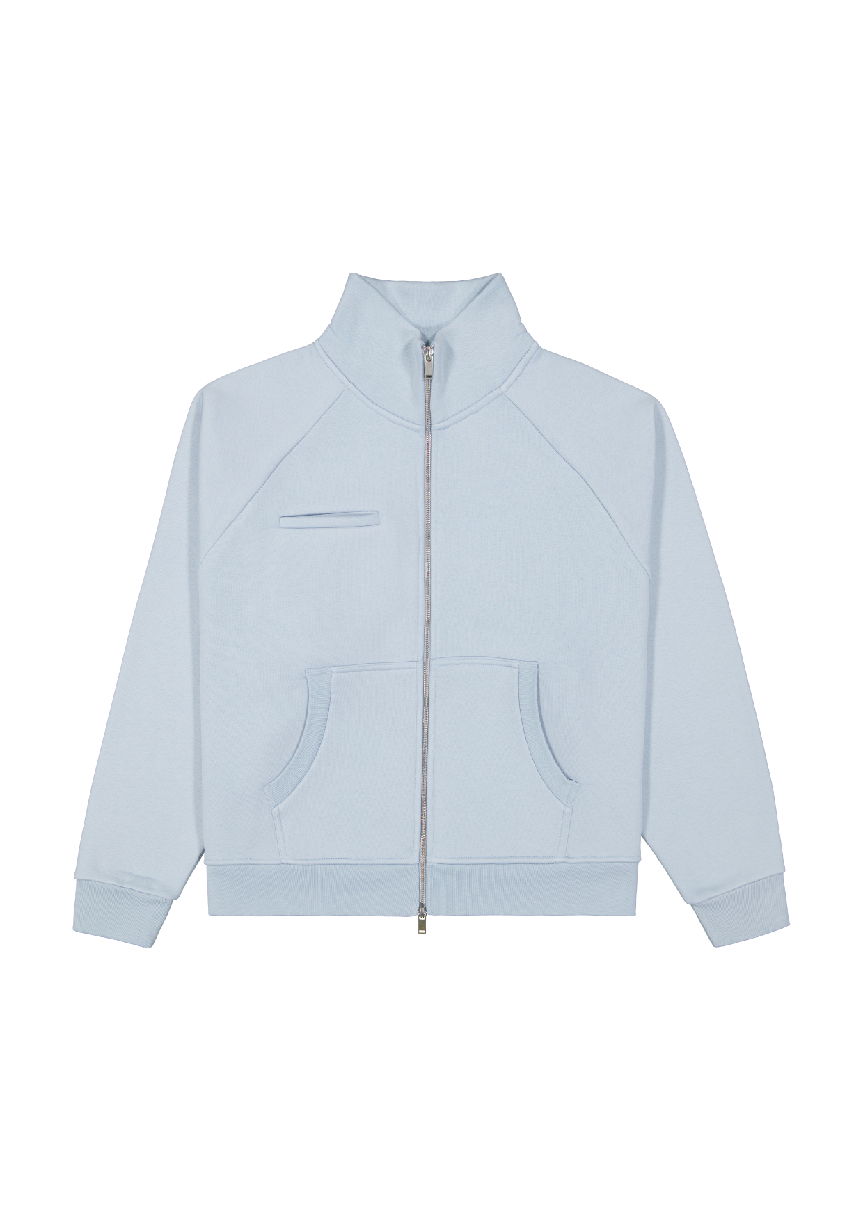 COZY TRACK JACKET - GLACIER