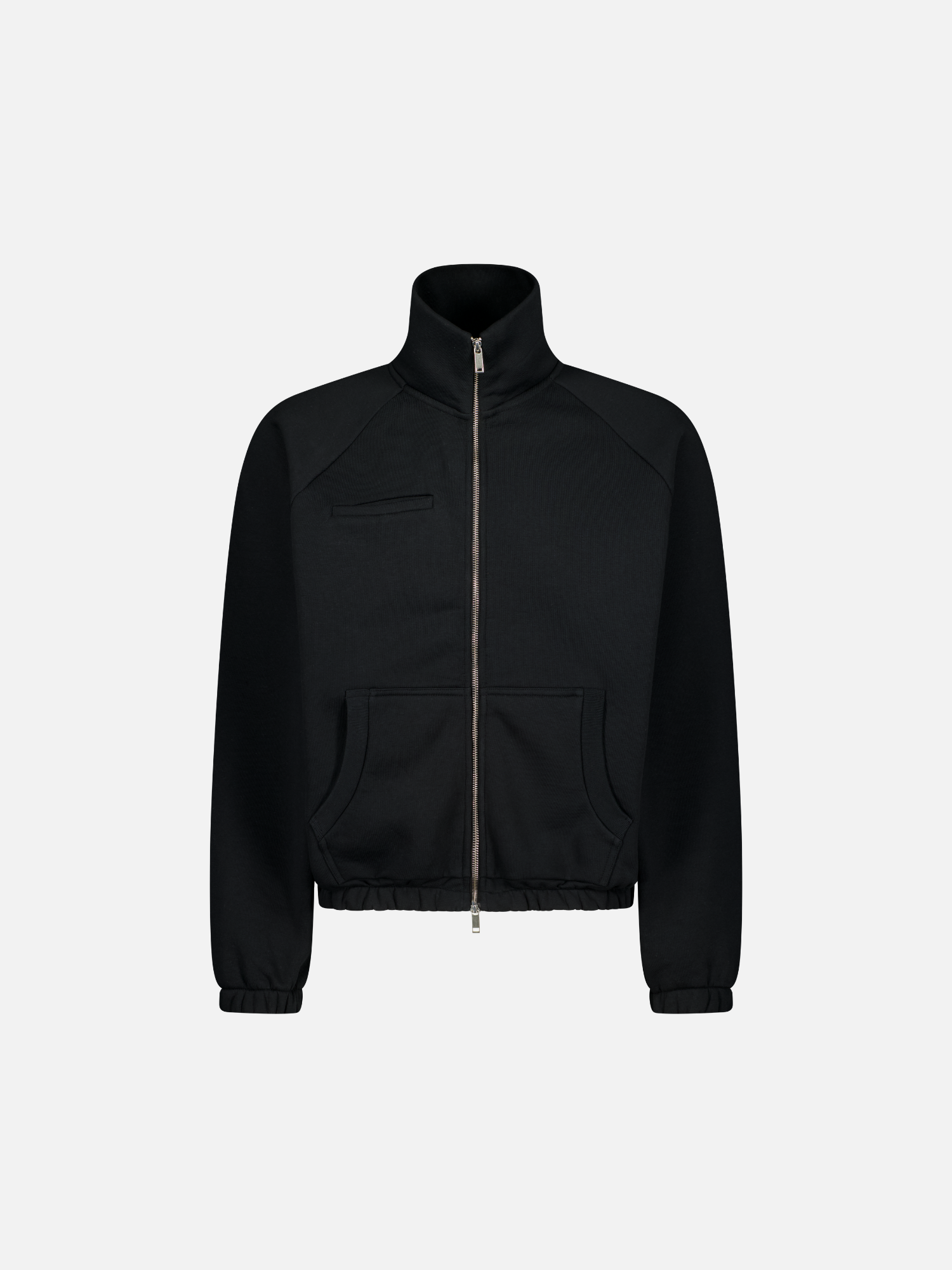 COZY TRACK JACKET - BLACK COZY TRACK JACKET - BLACK