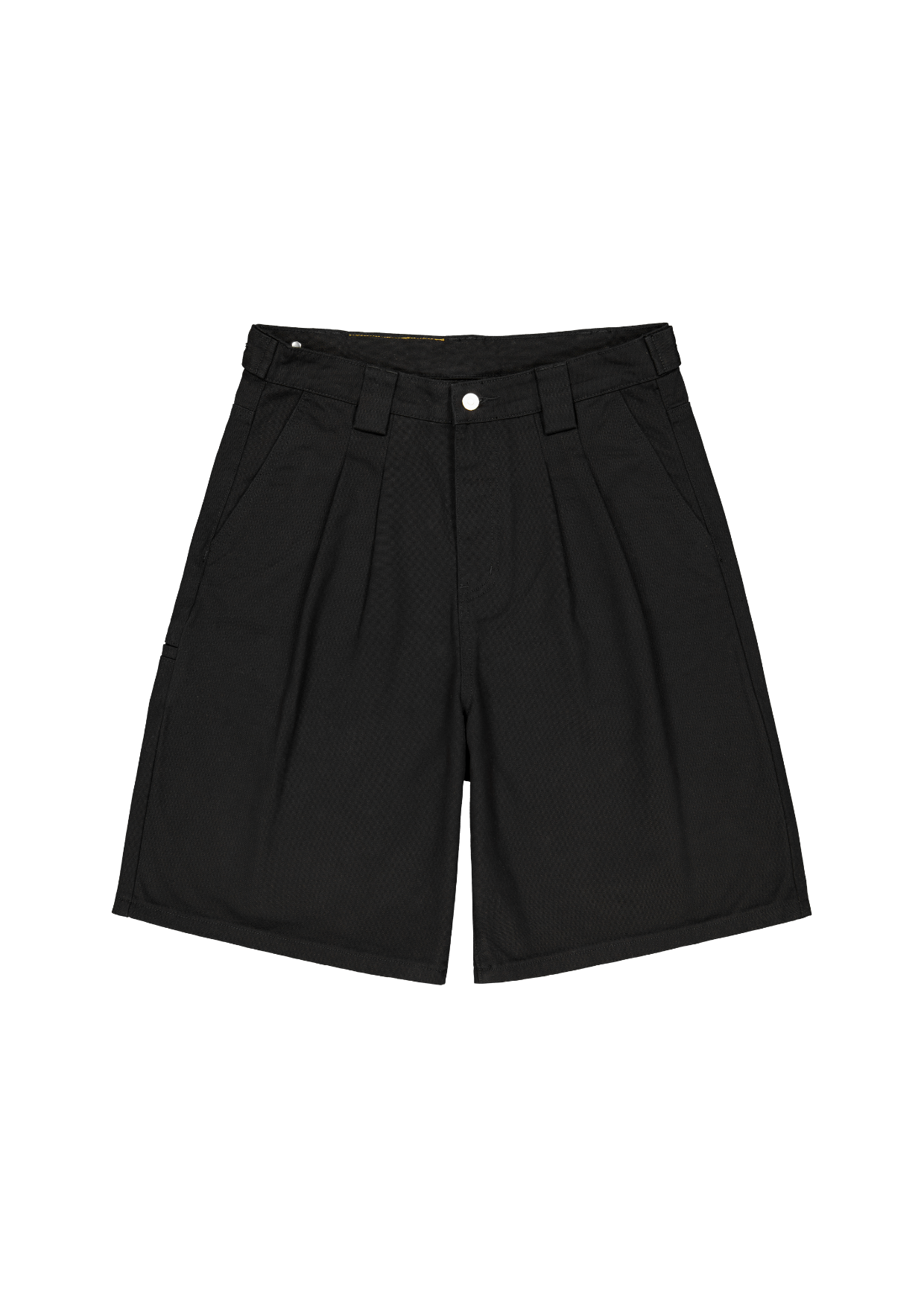 パンツ SWEATSCOLLECTIVE PLEATED SHORTS - BLACK PLEATED SHORTS - BLACK
