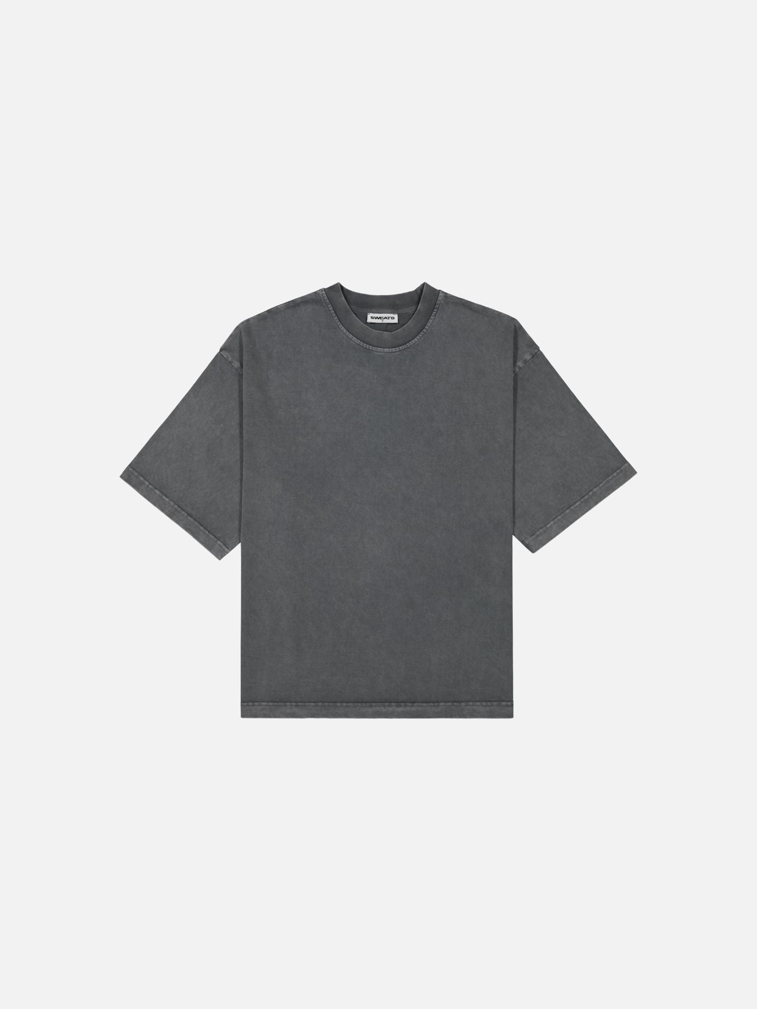SIGNATURE BLANK T-SHIRT - WASHED GREY