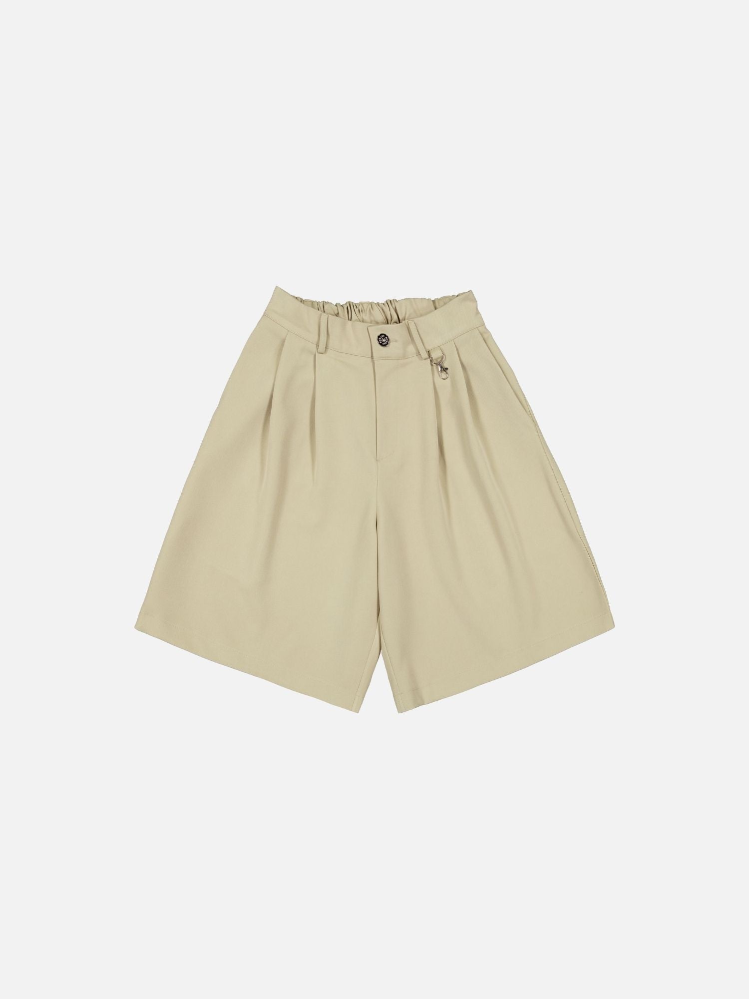 PLEATED SHORTS - SAND