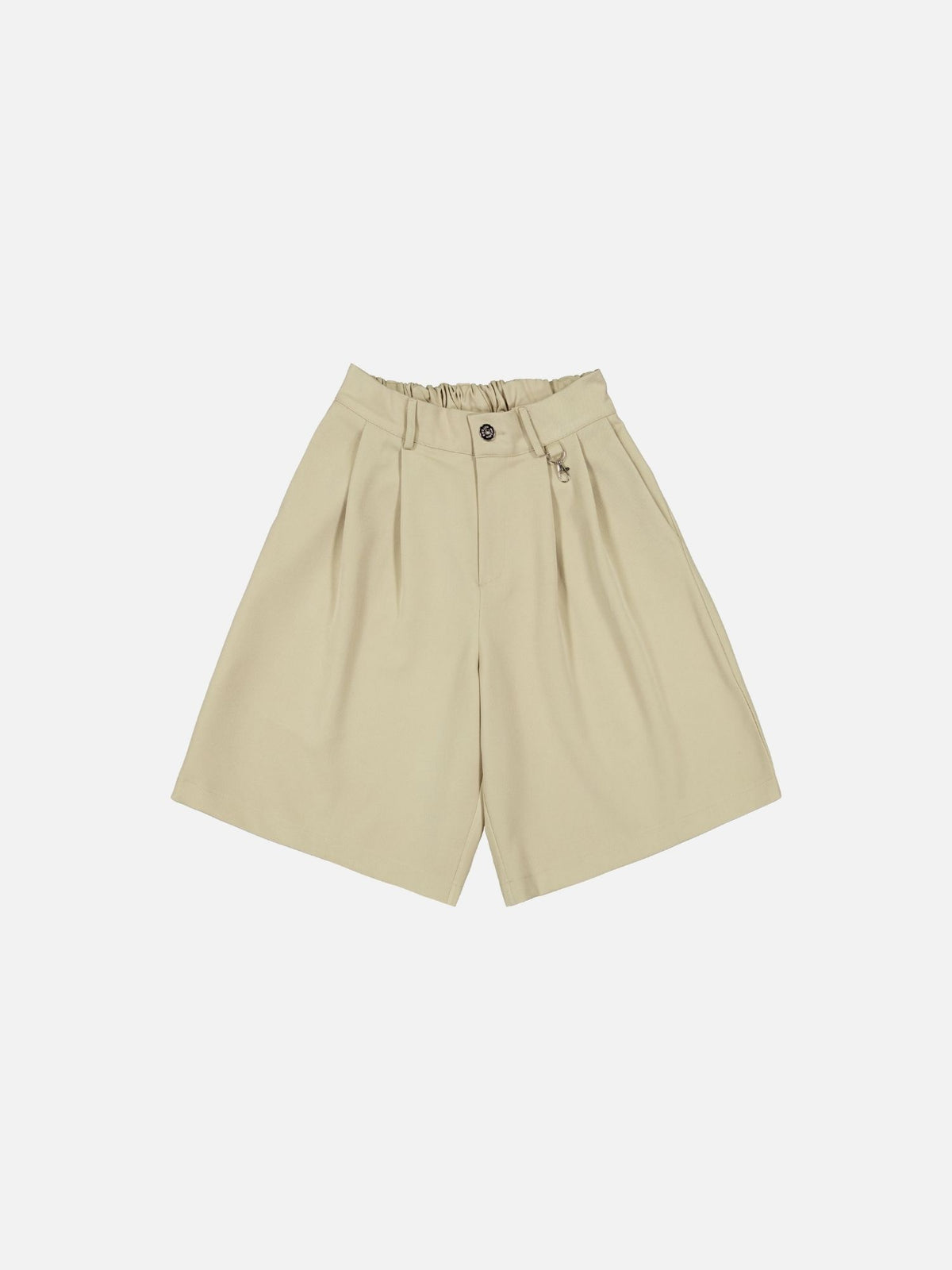 PLEATED SHORTS - SAND