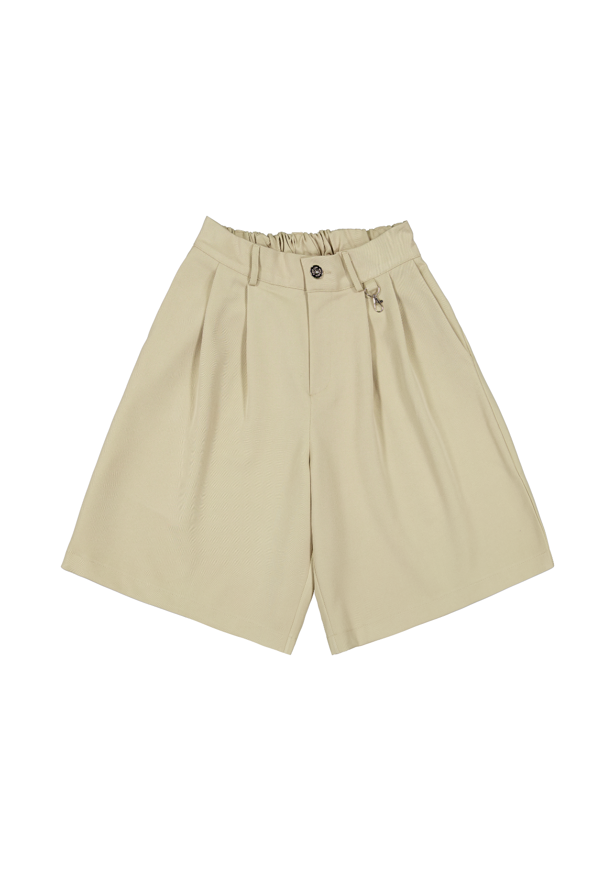 PLEATED SHORTS - SAND
