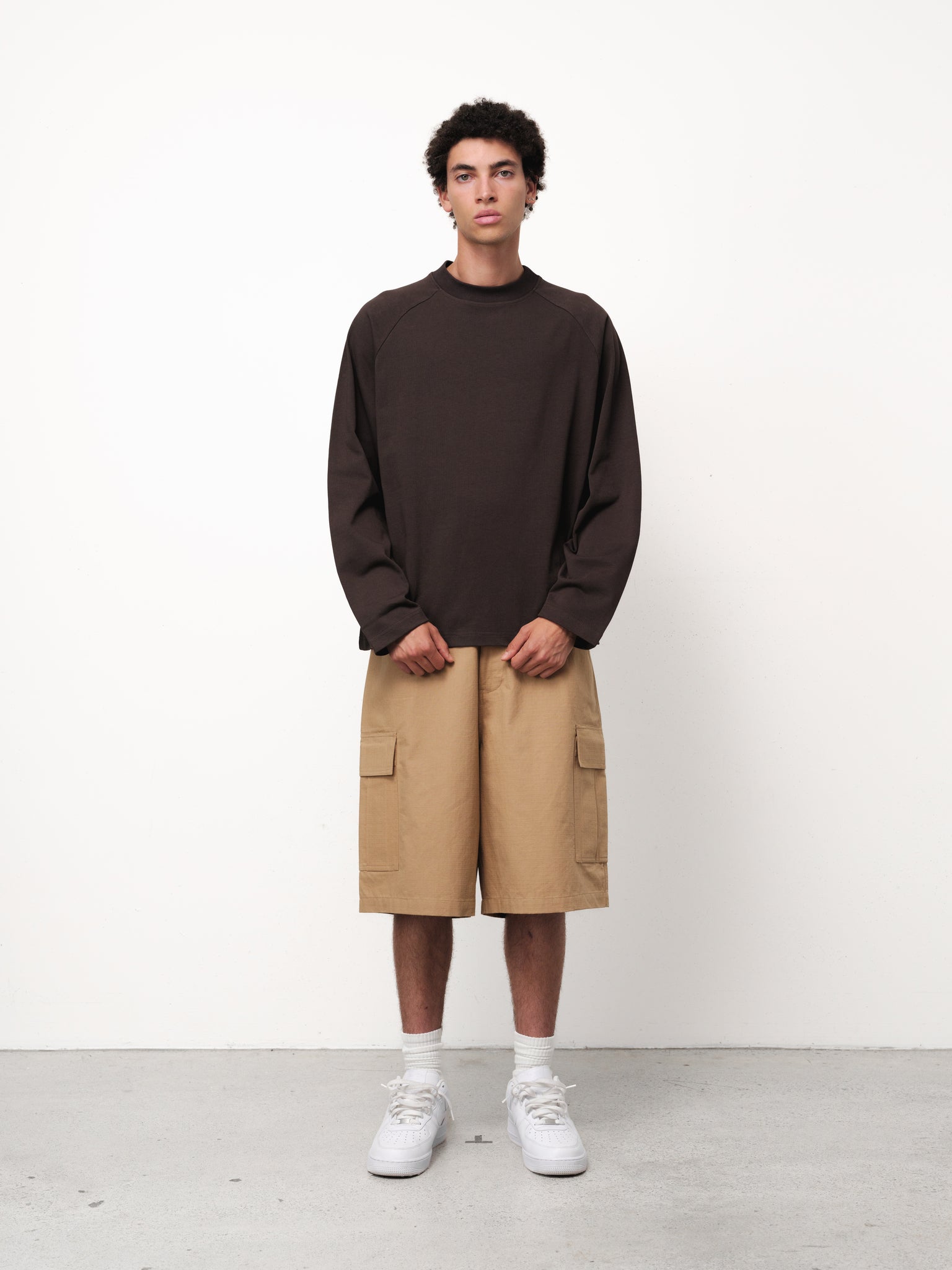 Long Sleeve T-Shirt - Coffee