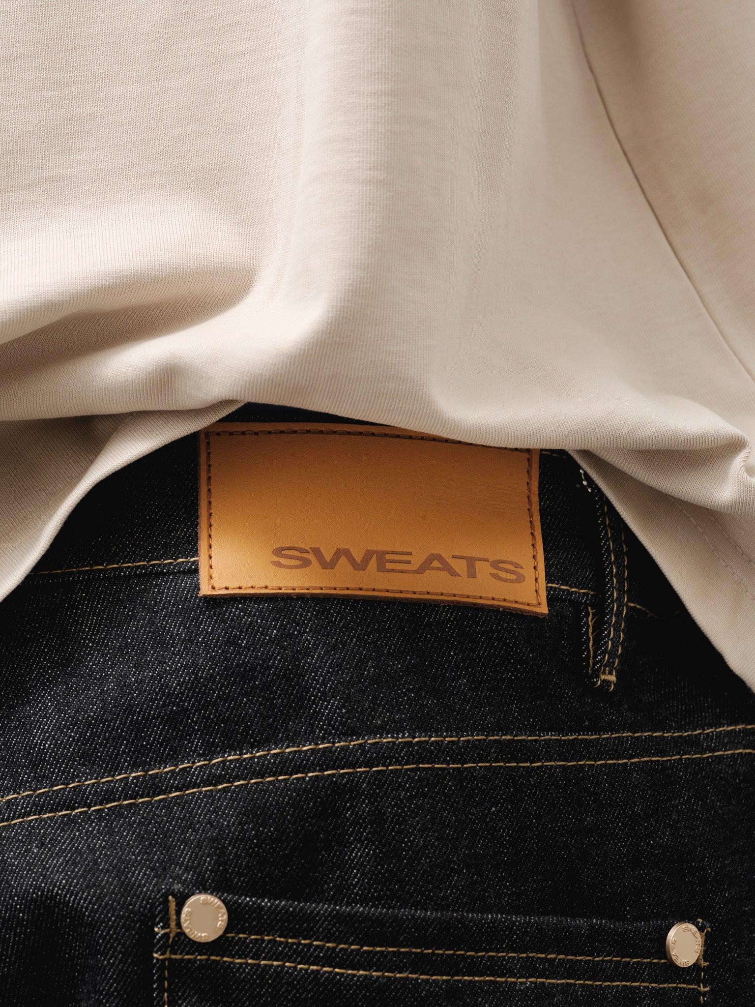 DENIM BAGGY JEANS - INDIGO