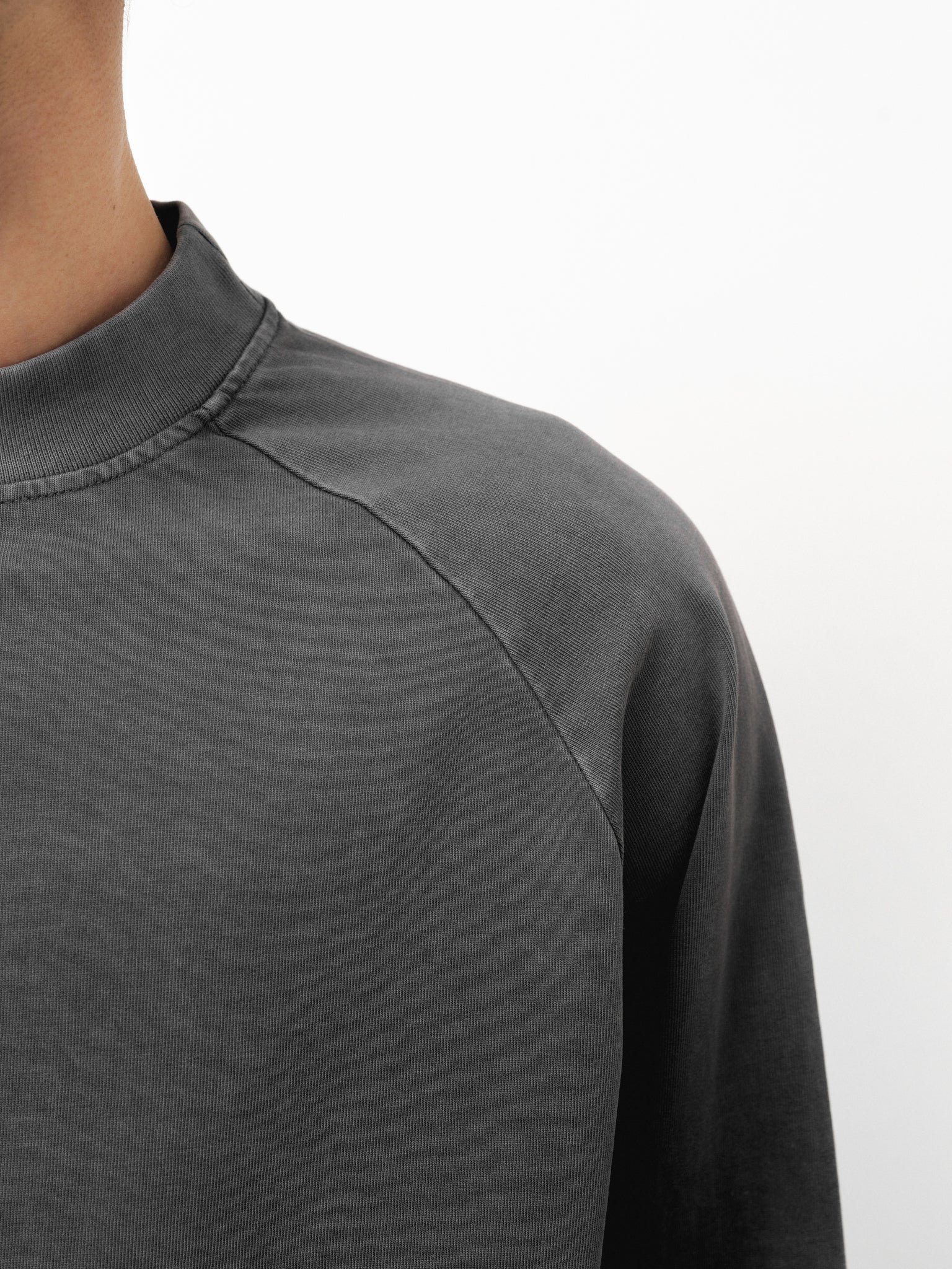 Long Sleeve T-Shirt - Washed Grey