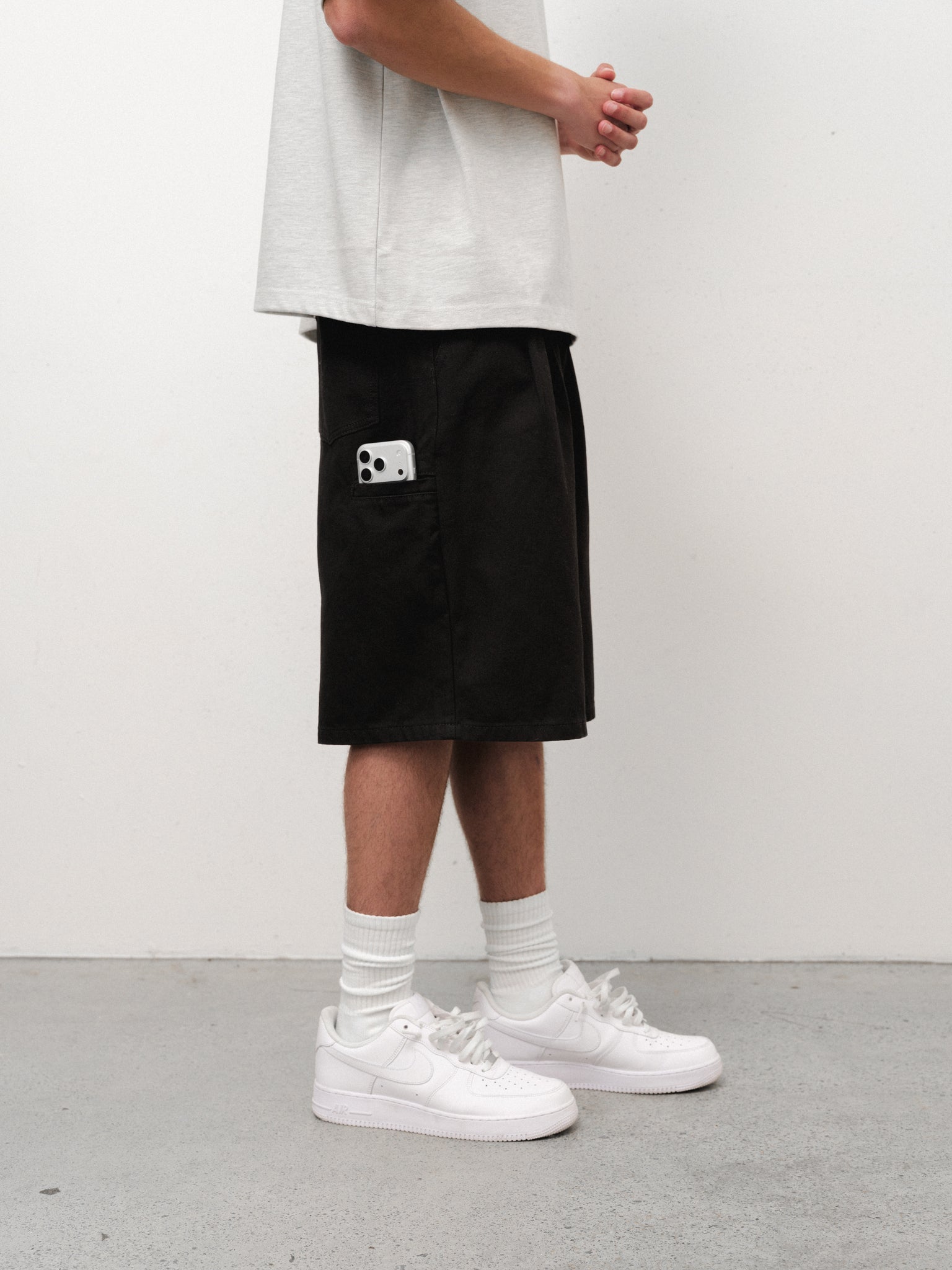 WORKWEAR SHORTS - BLACK