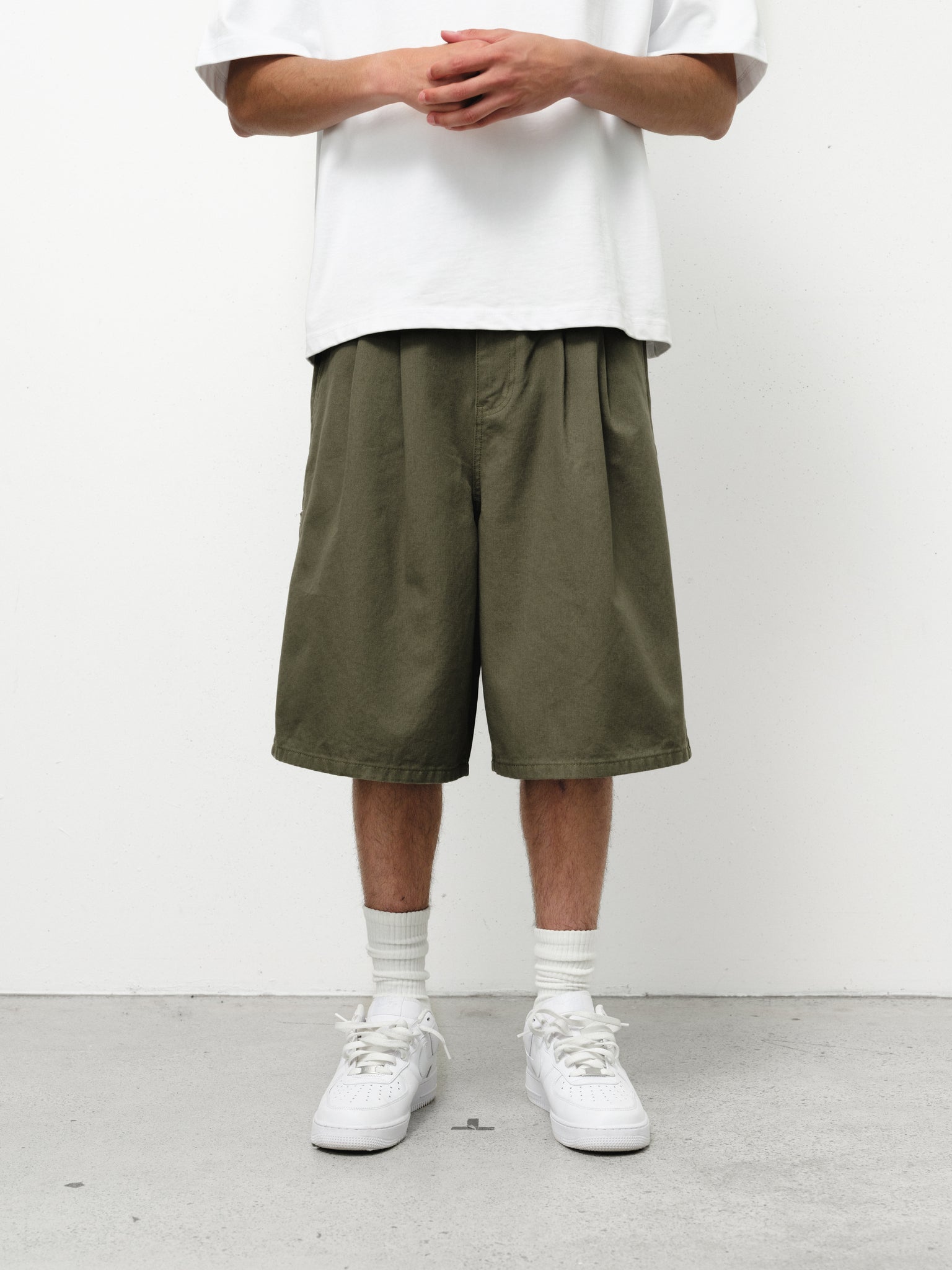 WORKWEAR SHORTS - OLIVE