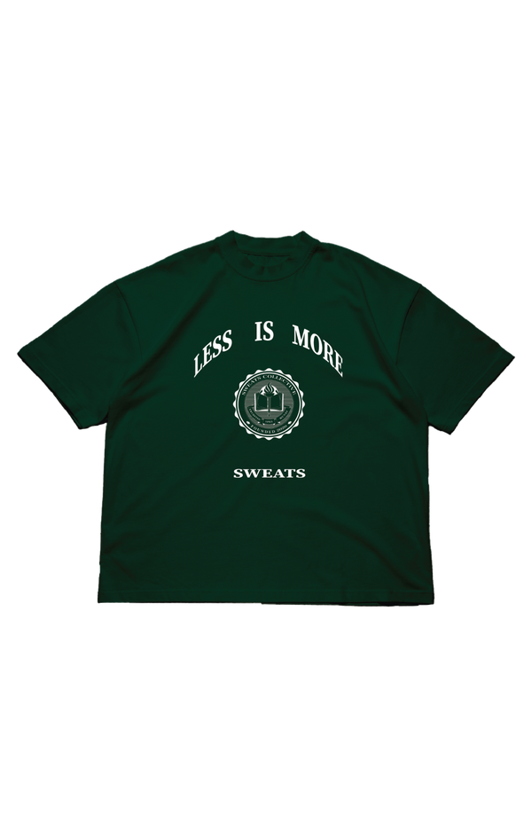 LESS IS MORE T-SHIRT - GREEN