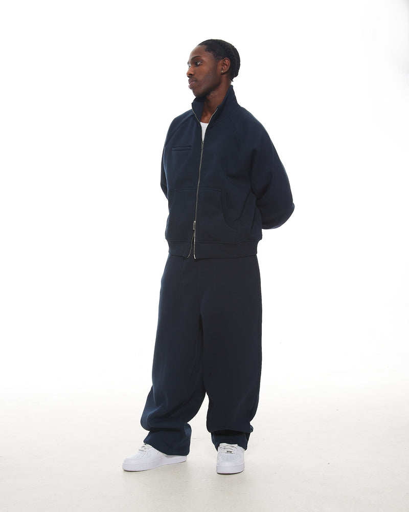 COZY STRAIGHT LEG SWEATS - NAVY